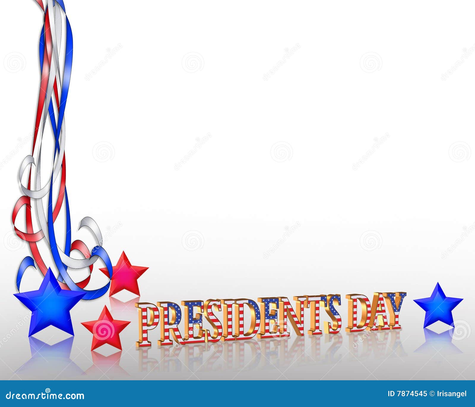 Presidents Day Background Border Royalty Free Stock Photo - Image: 78745451300 x 1130