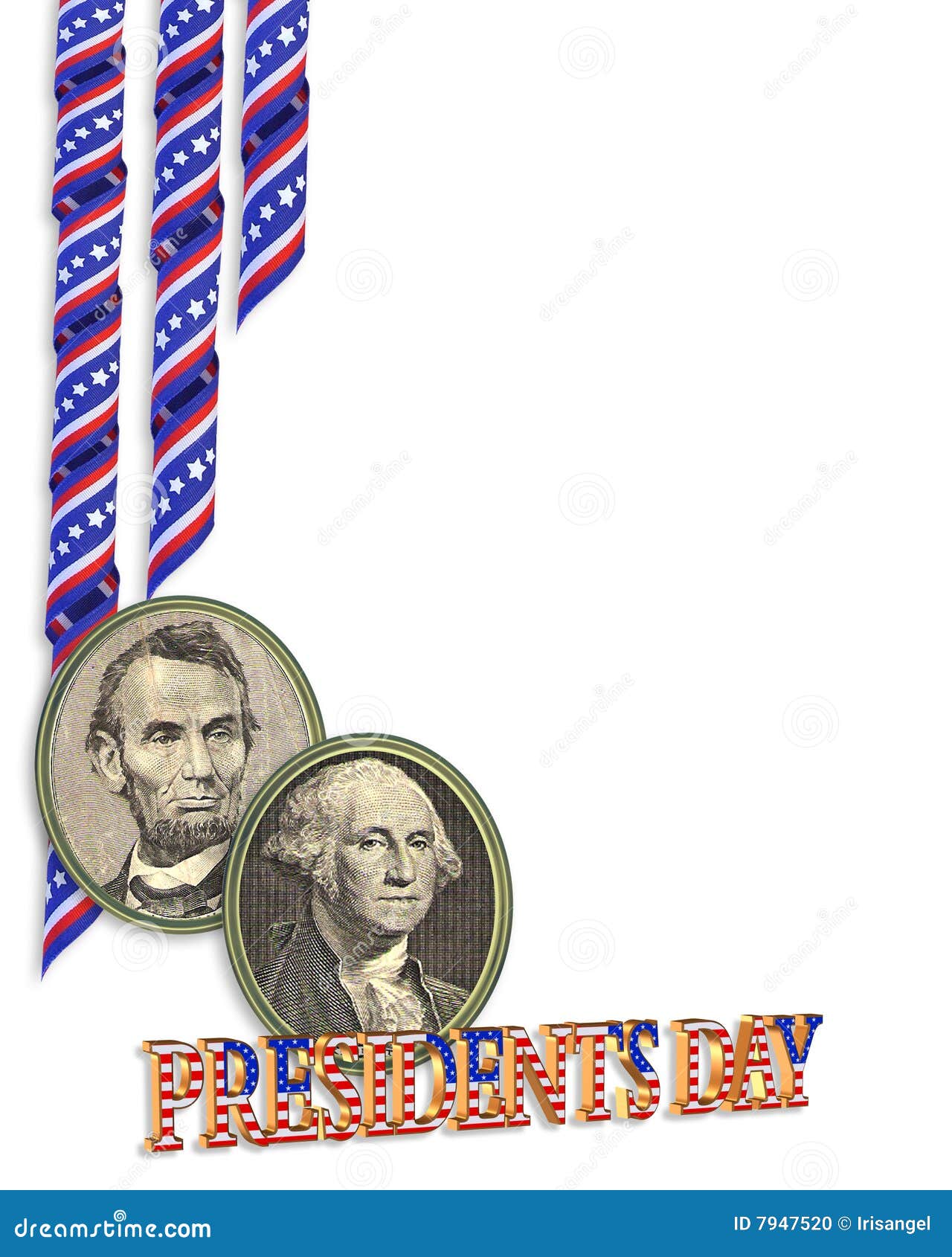 Presidents Day Border Graphic Stock Photo - Image: 79475201130 x 1300