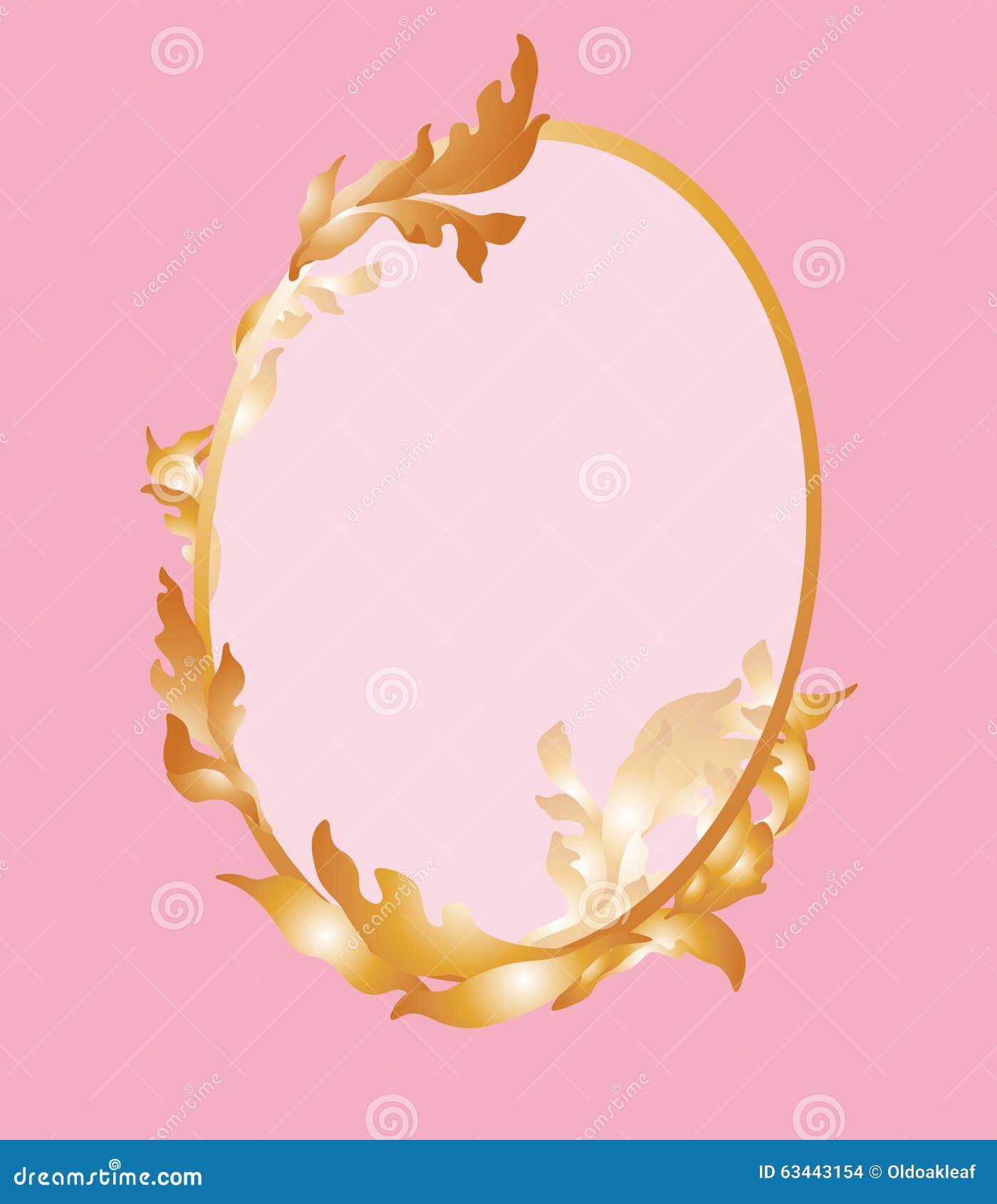 Princess Magic Mirror Stock Illustration - Image: 63443154