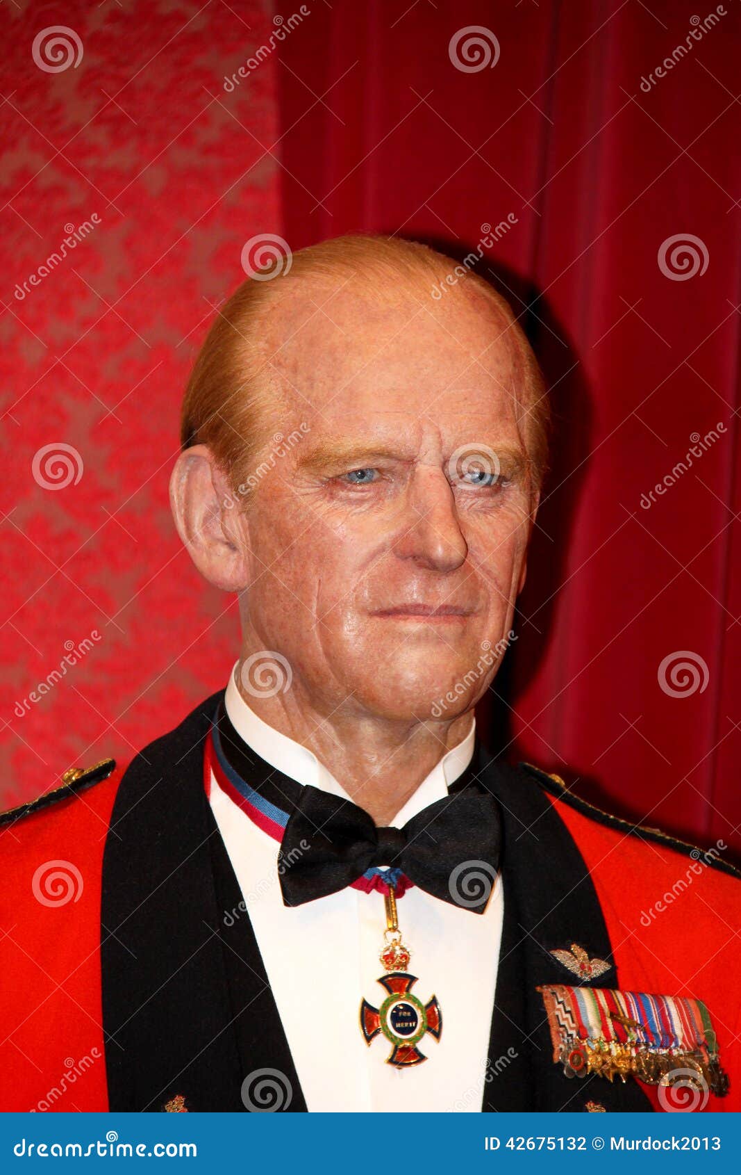 London, - Vereinigtes Königreich, 08, im Juli 2014 Madame Tussauds in London Wachsfigurstatue von Prinzen Philip, Herzog von Edinburgh Geschaffen durch ... - prinz-philip-herzog-von-edinburgh-42675132