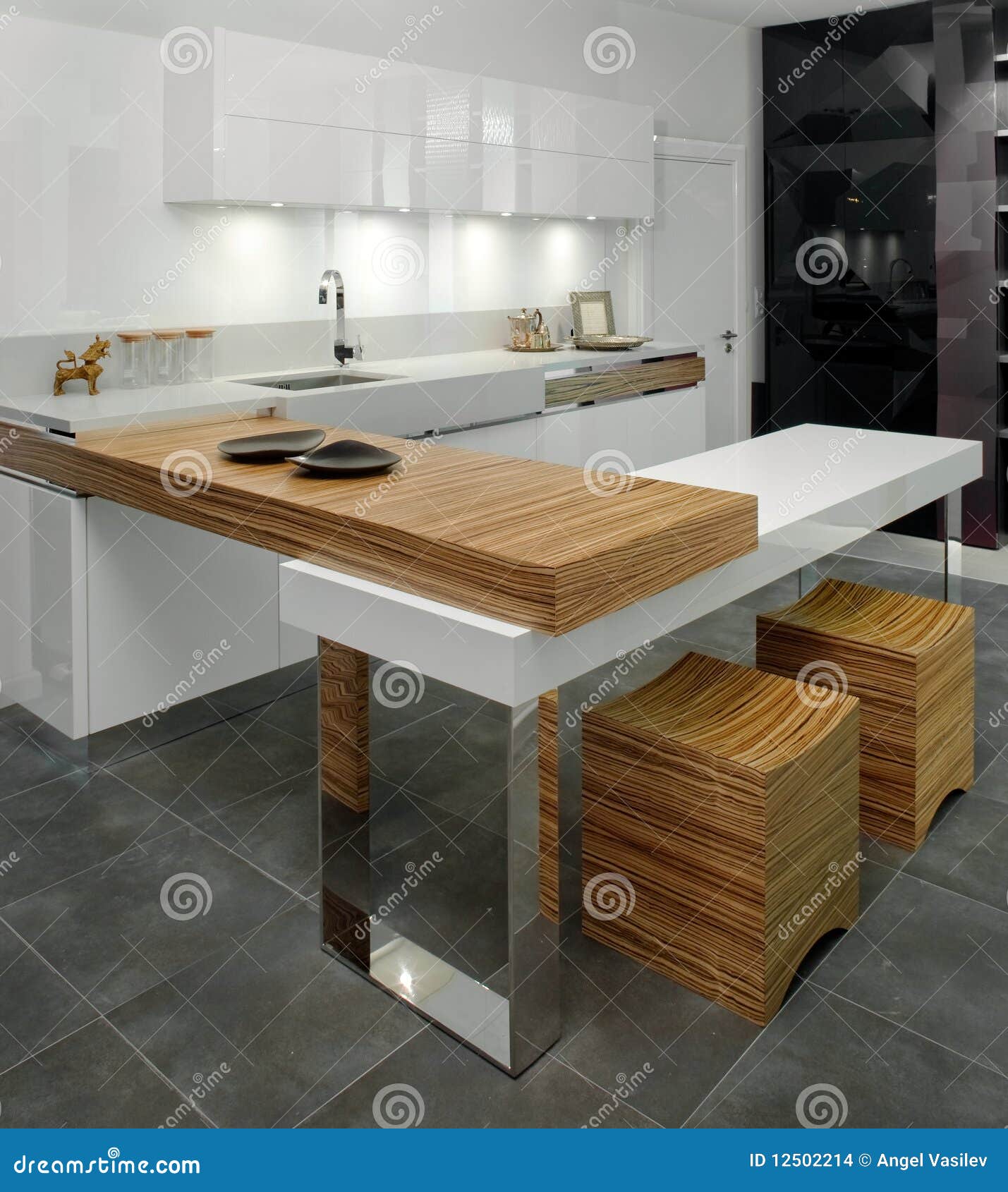 #81A229 Projeto Interior Da Cozinha. Elegante E Luxuoso. Imagens de Stock 1251x1300 px Projeto Cozinha Hotel #2553 imagens