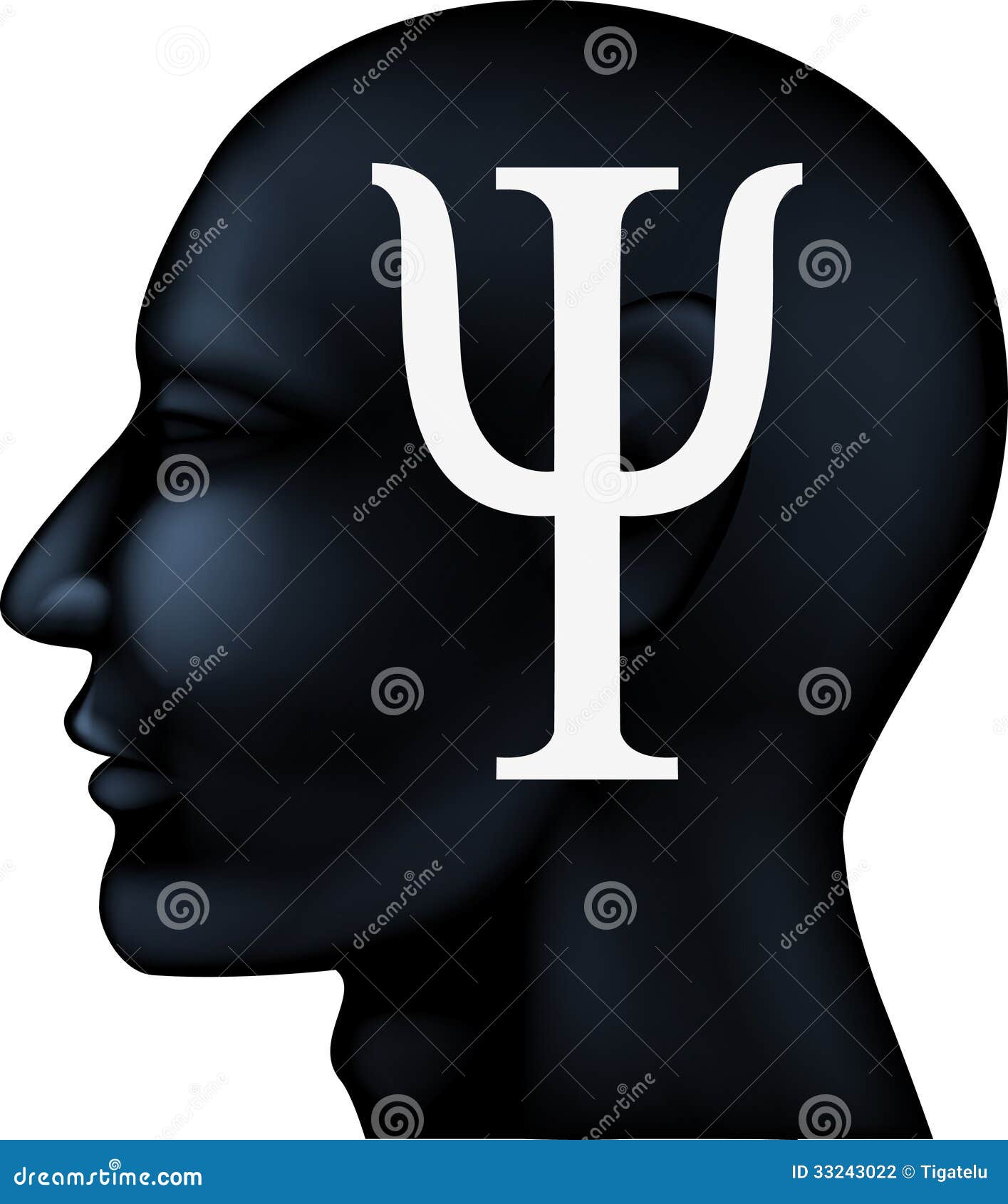 Psychiatry Symbol On People Silhouette Stock Photography ...