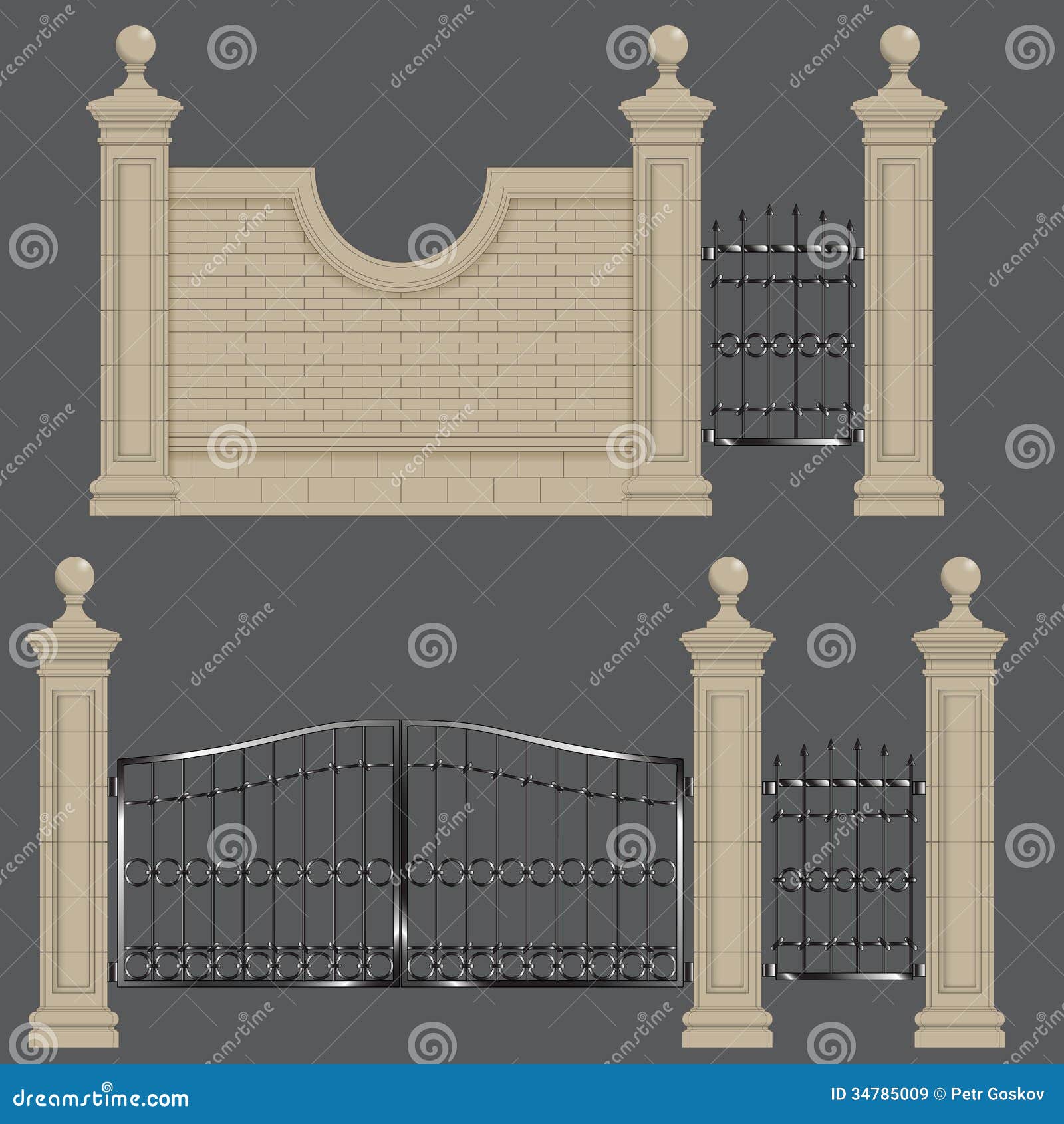 Puerta De Jardín Imágenes de archivo libres de regalías - Imagen: 34785009