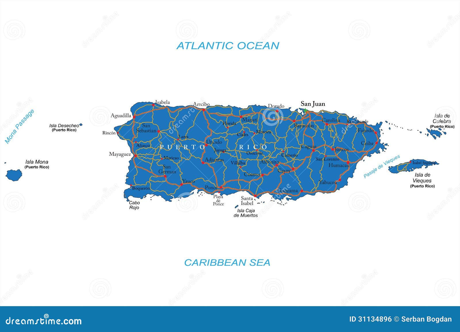 free clipart map of puerto rico - photo #30