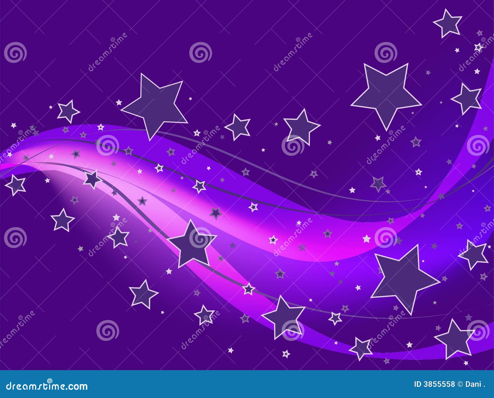 Purple Stars Background Royalty Free Stock Photos - Image: 3855558