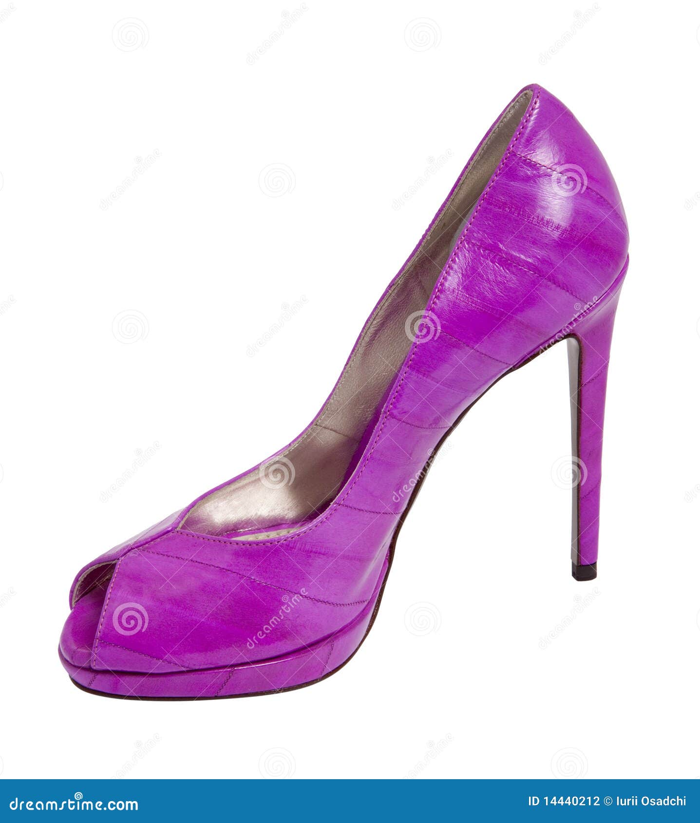 Purple Women High Heel Women Shoe Stock Photography - Image: 14440212
