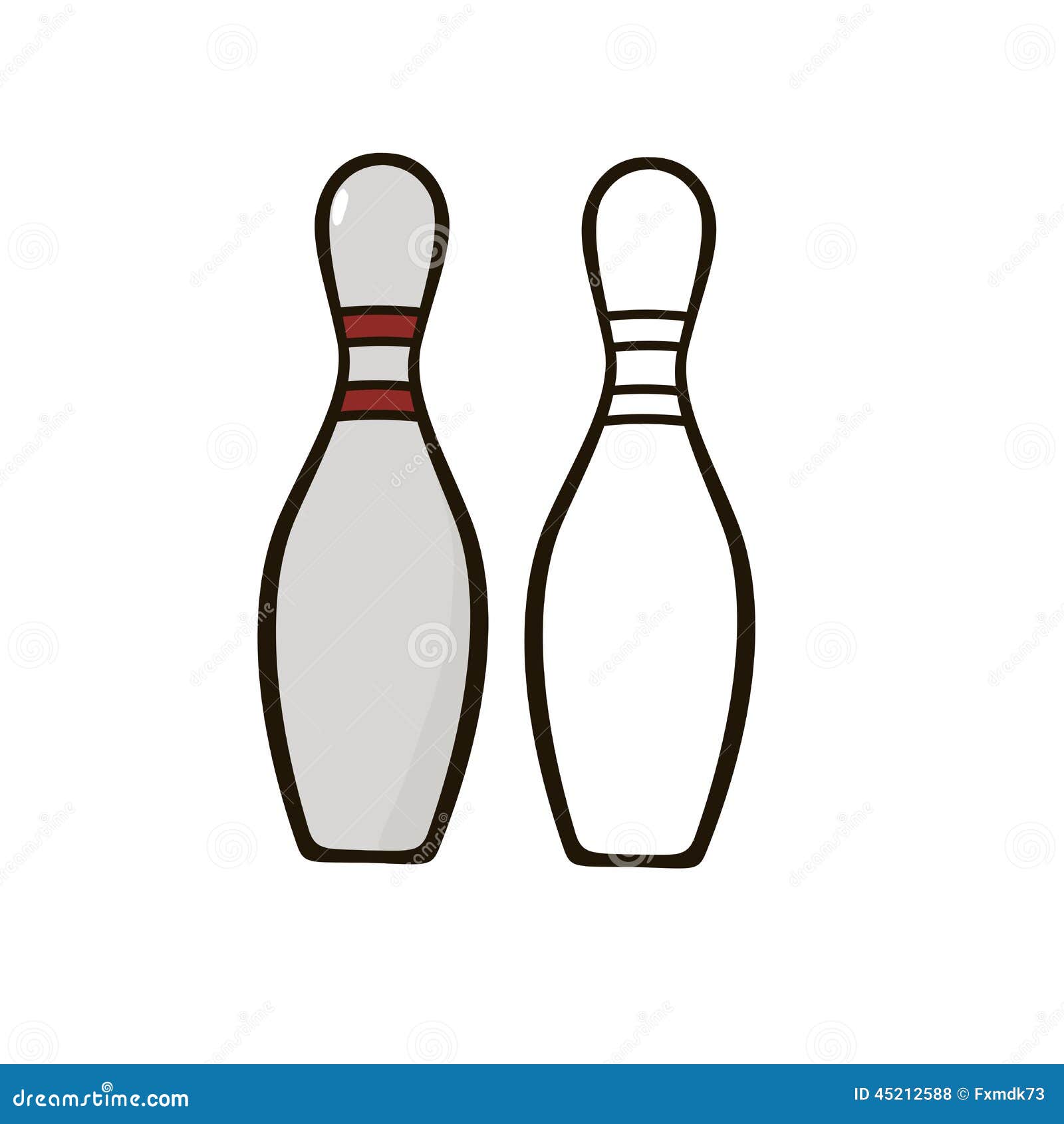 clipart quille de bowling - photo #1