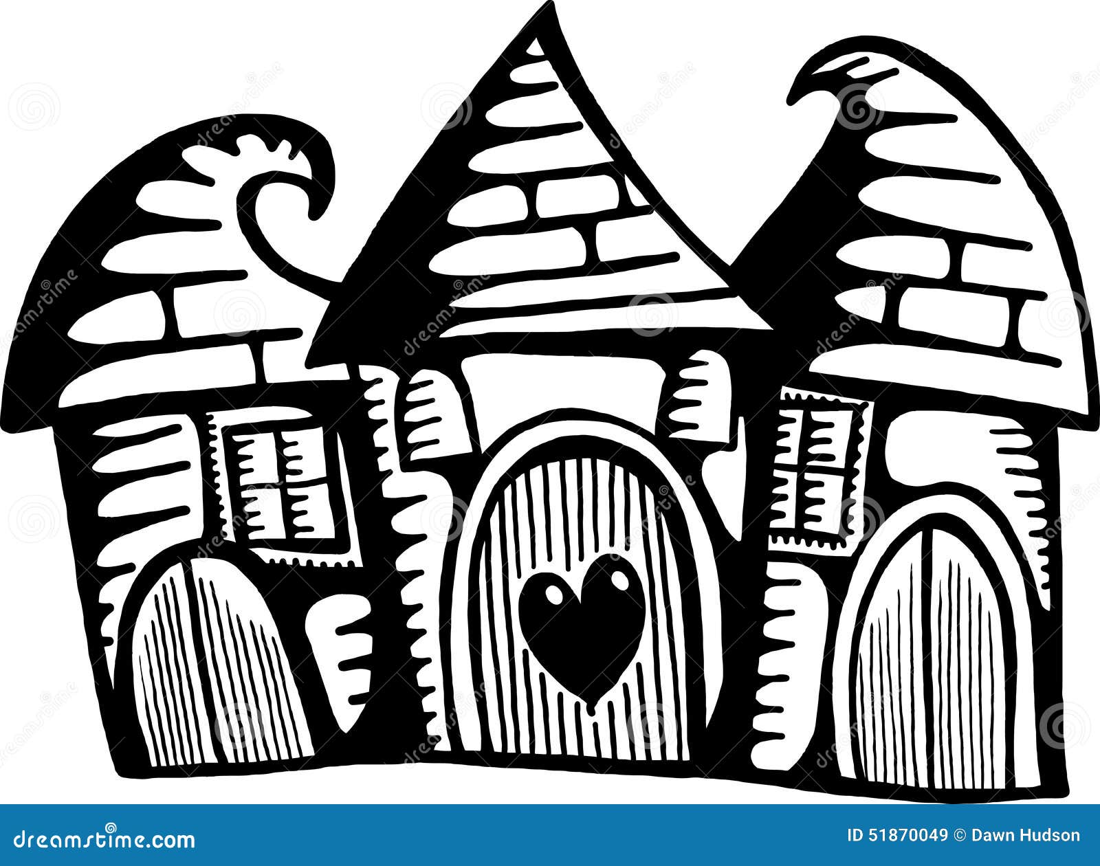 quirky houses coloring pages - photo #34