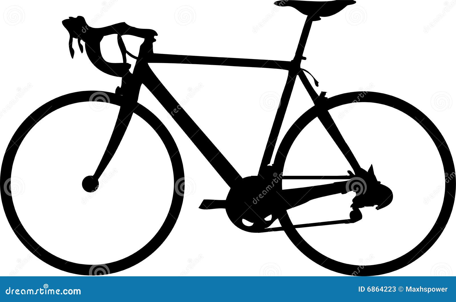 Racing Bicycle Clipart