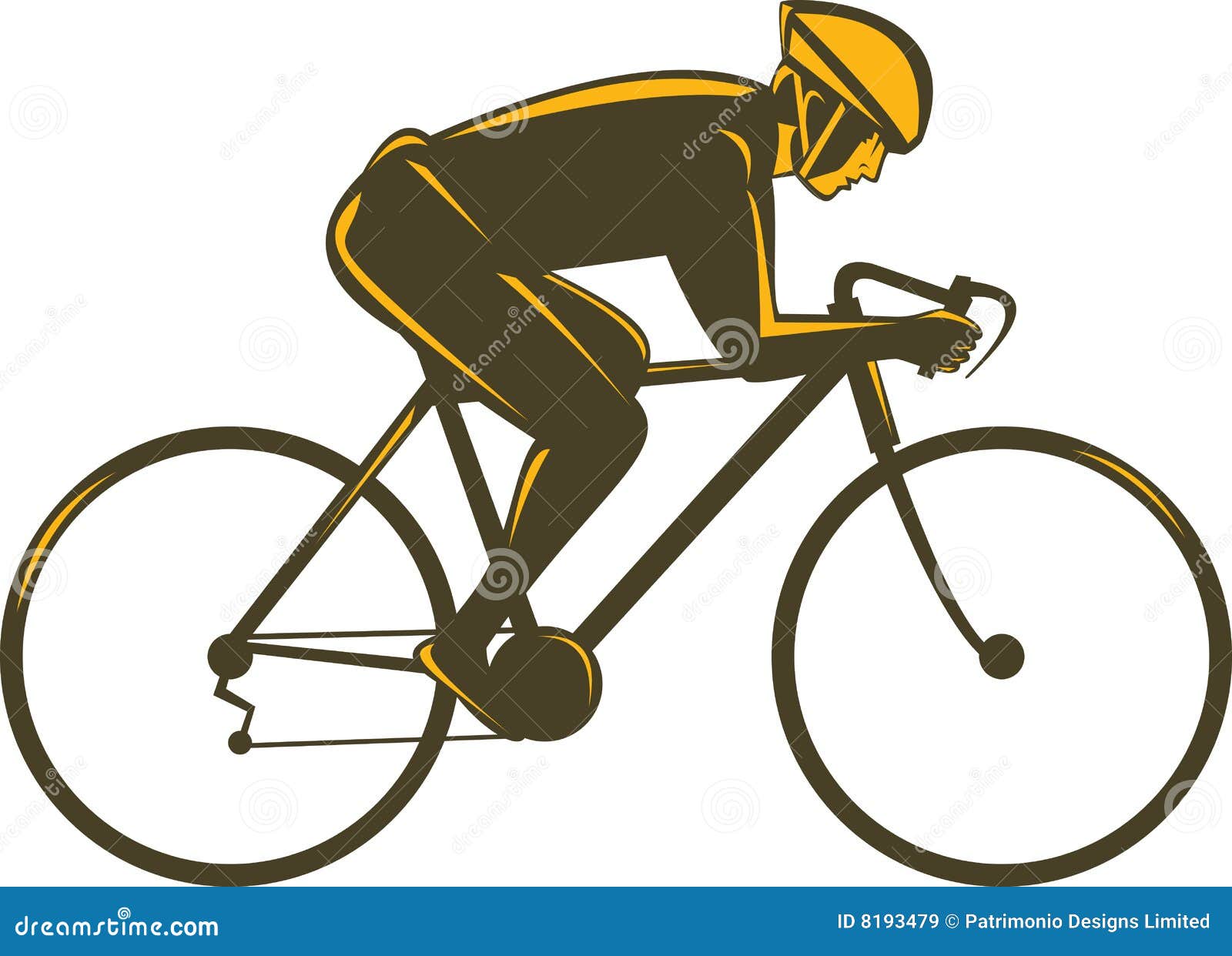 Racing Bicycle Clipart