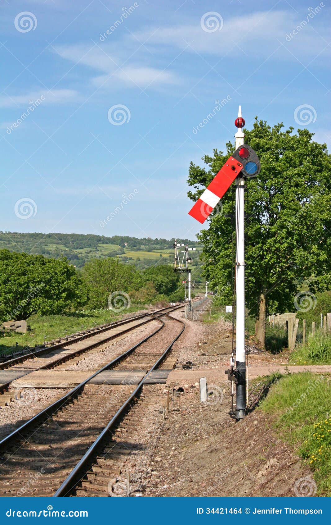 Railway Track Stock Images - Image: 34421464