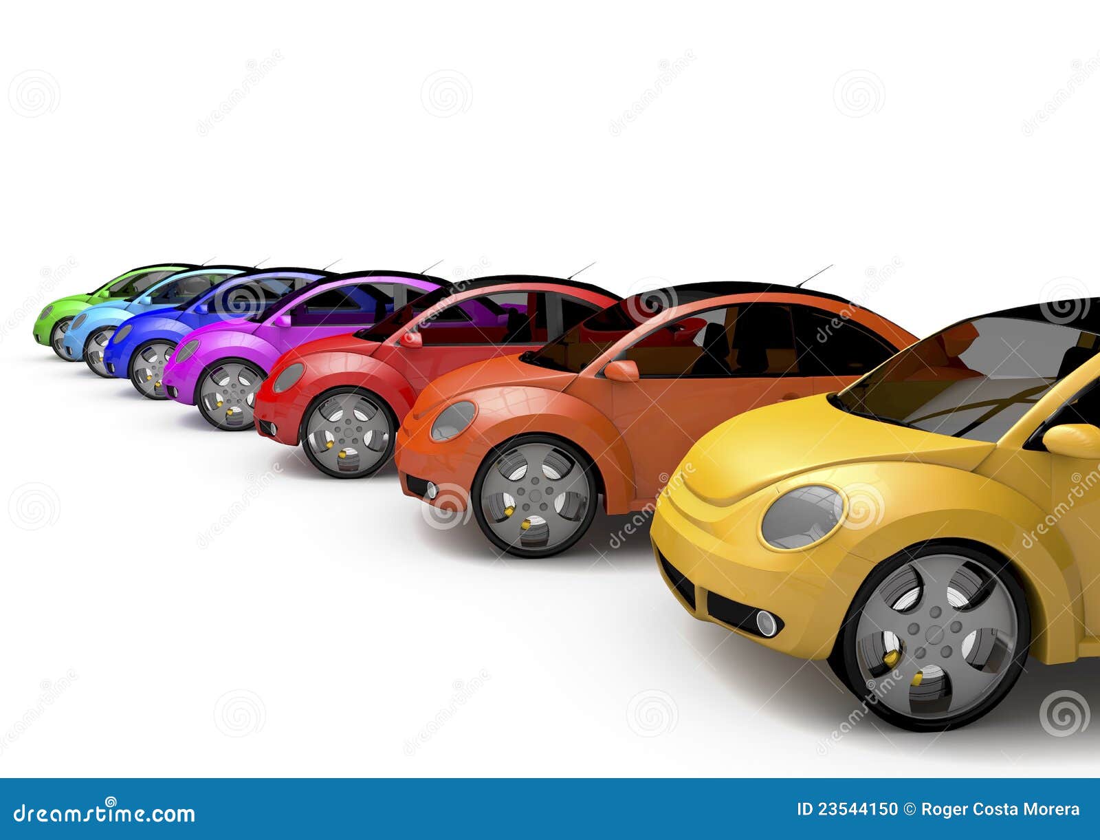 Rainbow Car Stock Photo  Image: 23544150