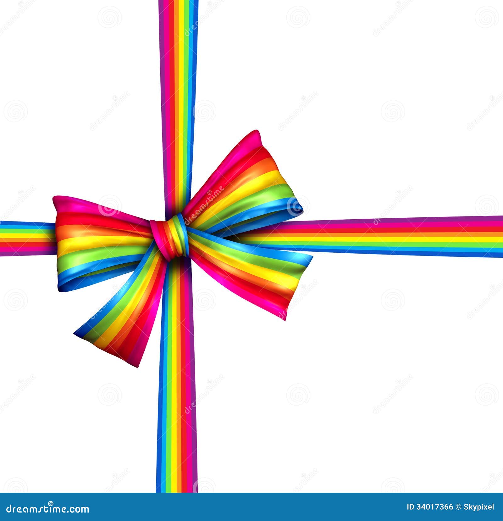 rainbow ribbon clip art - photo #42