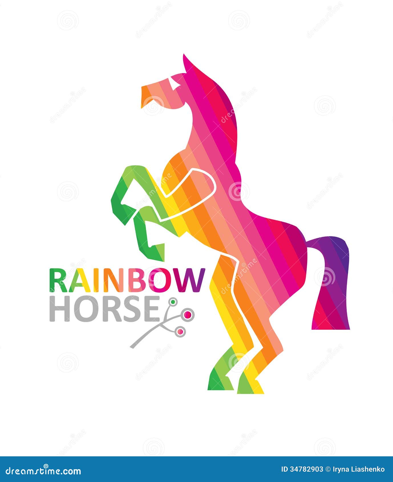 rainbow horse clip art - photo #15