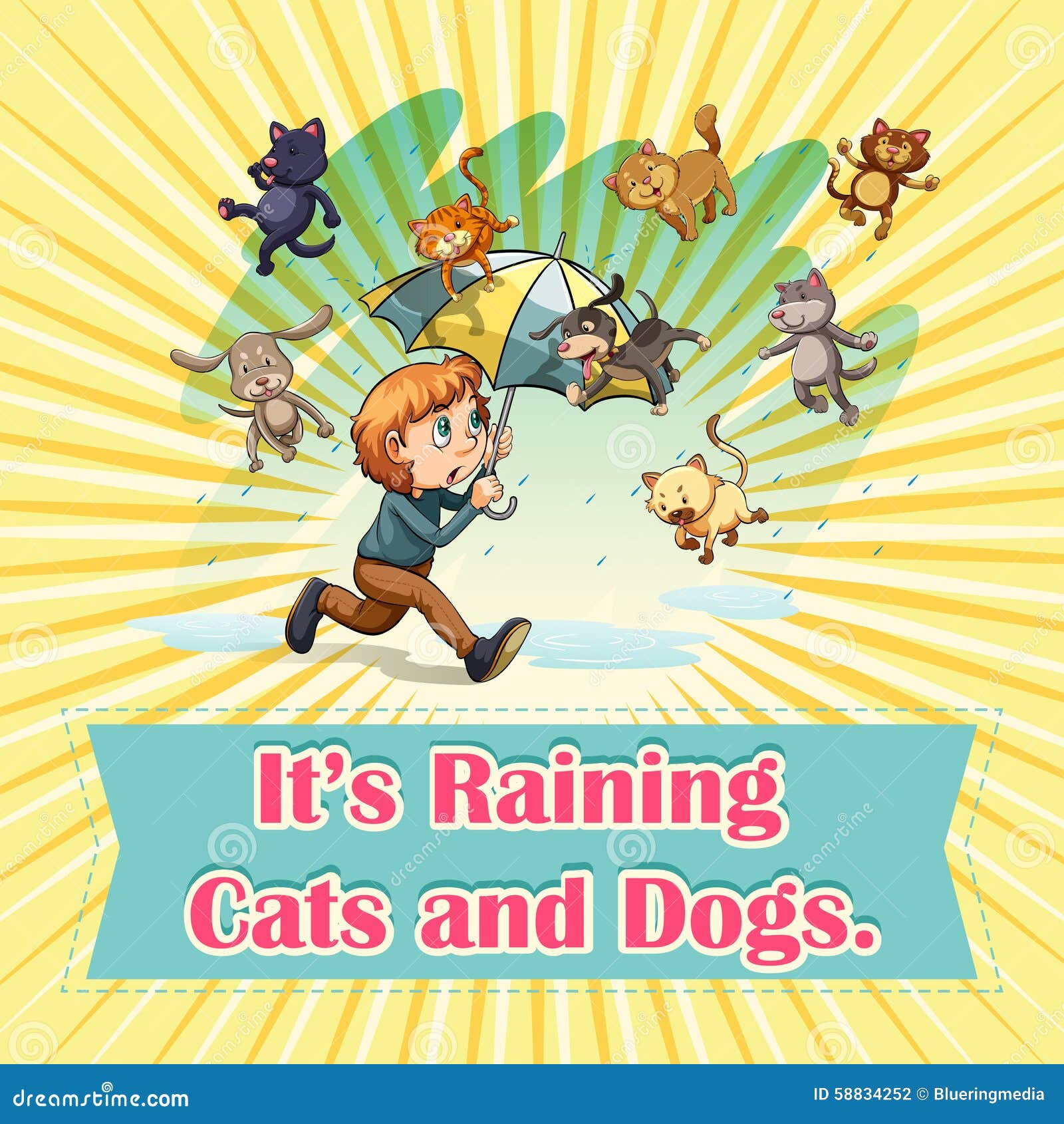 free clipart raining cats and dogs - photo #27