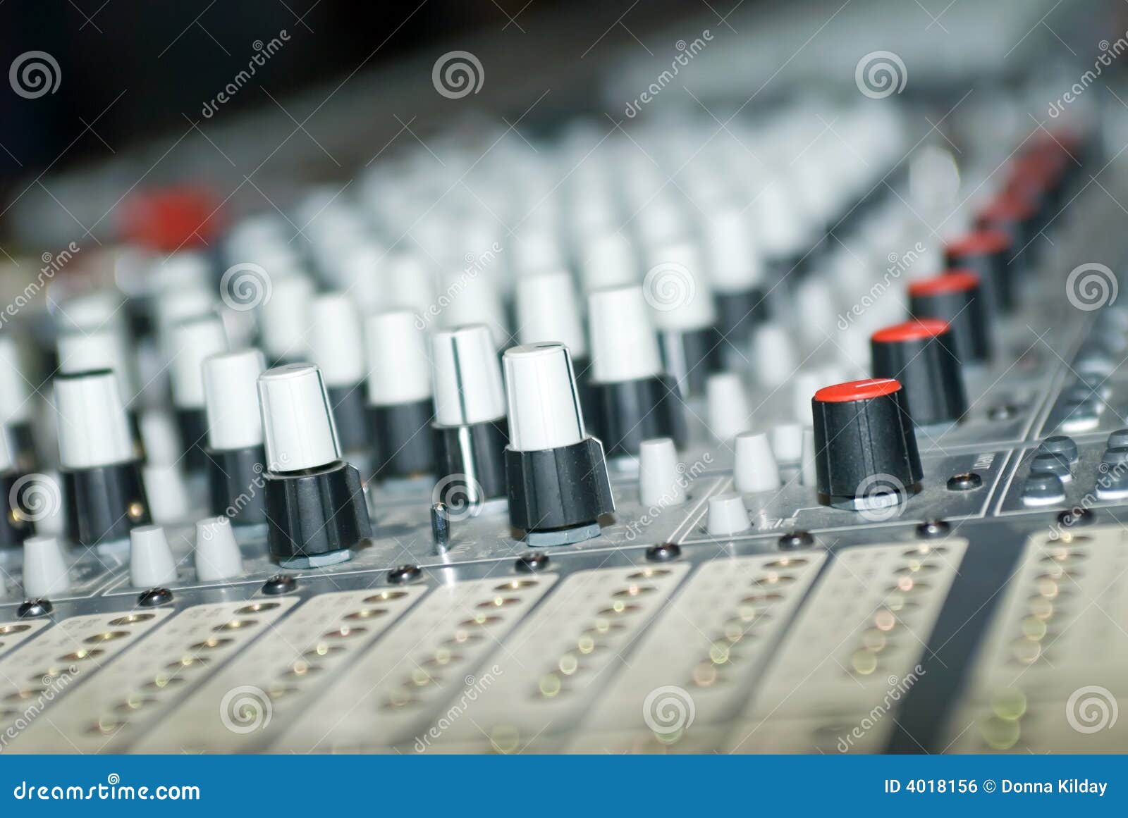 Recording Studio Mixing Board
