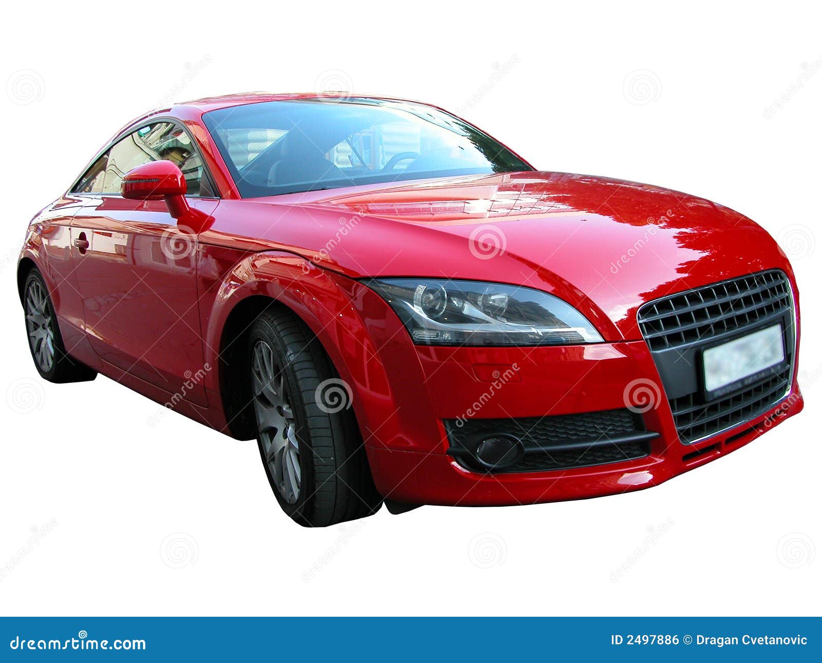 Red Car Royalty Free Stock Image  Image: 2497886