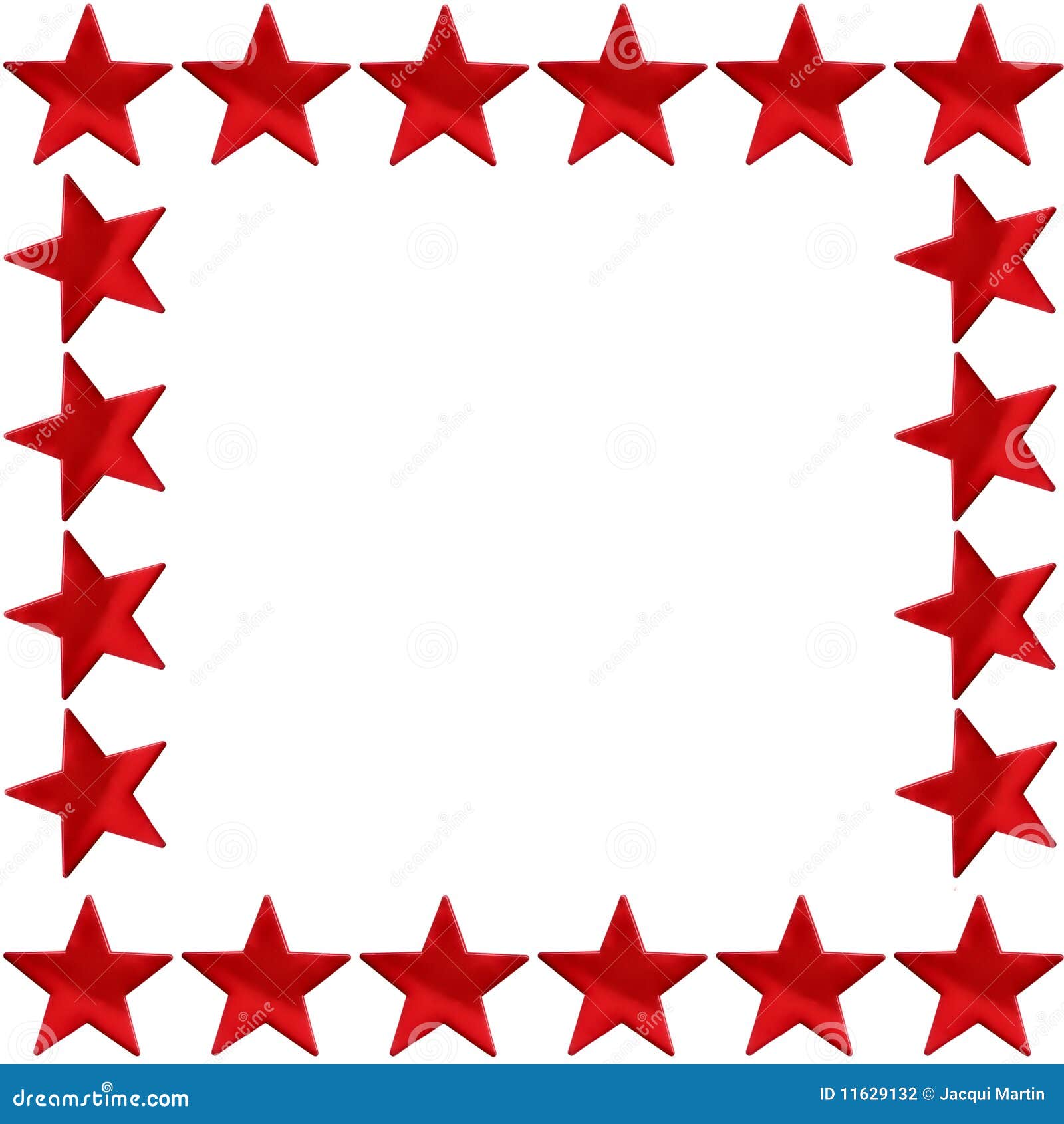 Red Star Frame Stock Photography Image 11629132