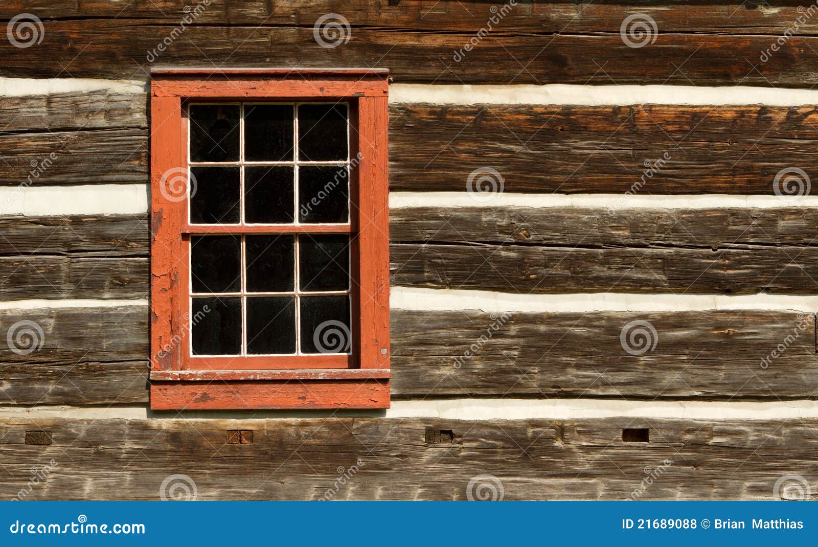 Old Log Cabin Window