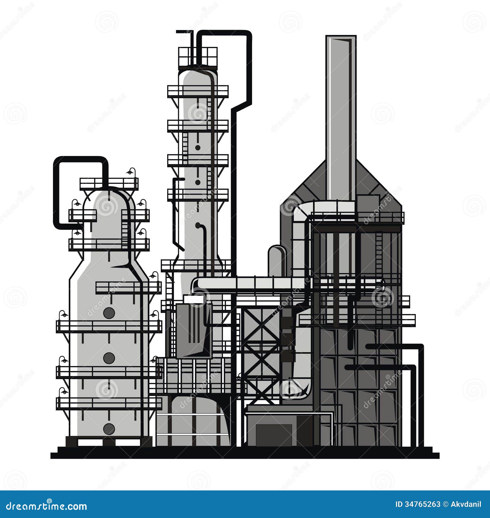 clipart oil refinery - photo #1