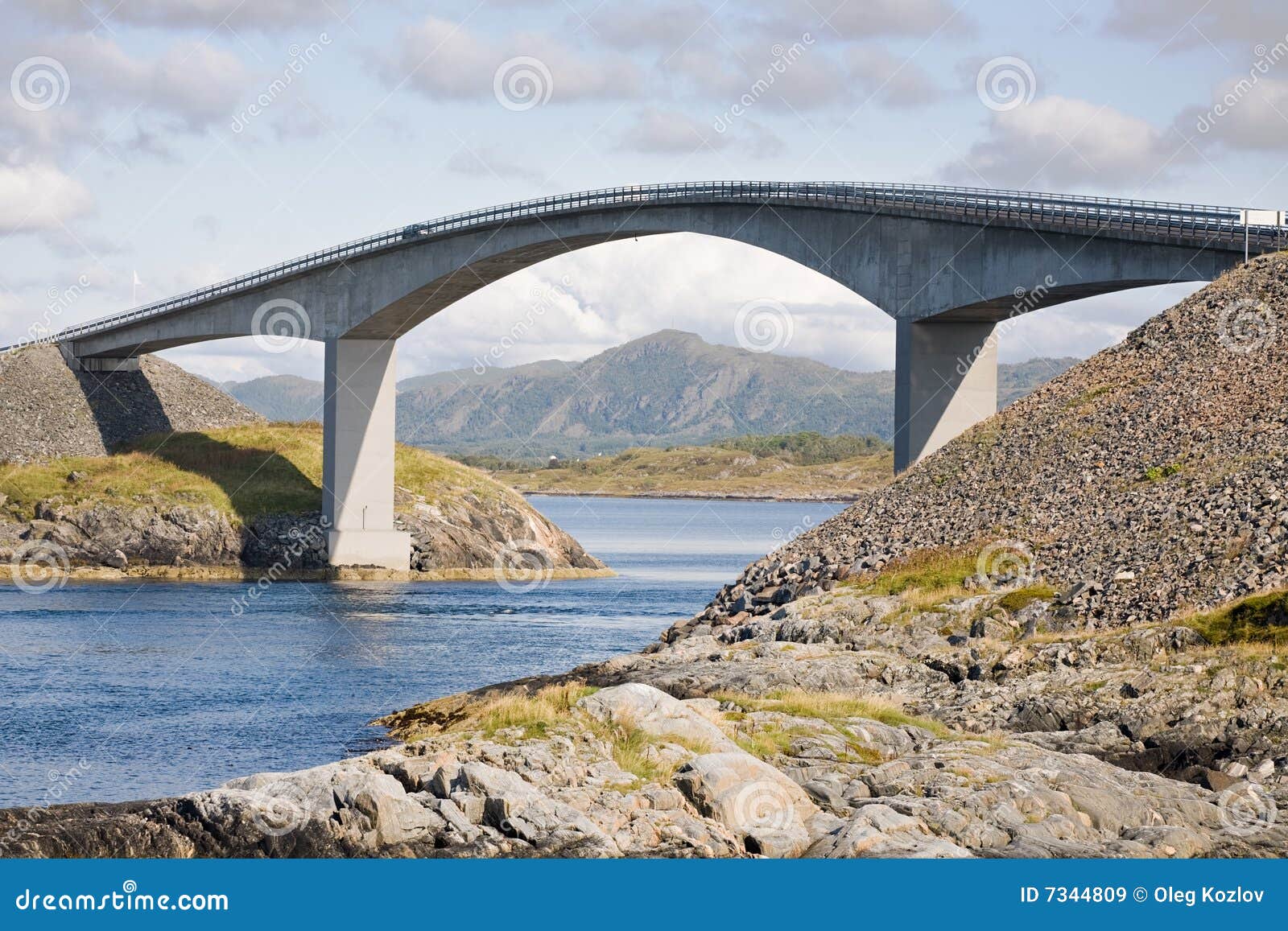 Reinforced Concrete Bridge Royalty Free Stock Images - Image: 7344809