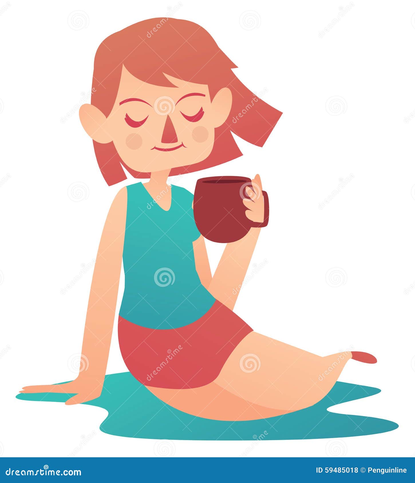girl relaxing clipart - photo #32