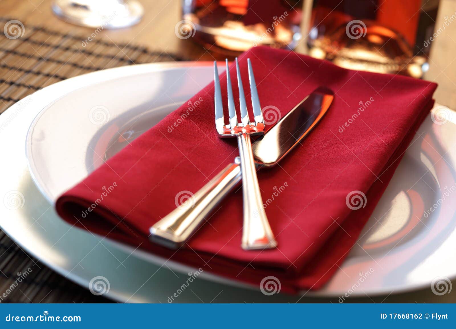 Restaurant Dinner Place Setting Stock Photography - Image: 17668162