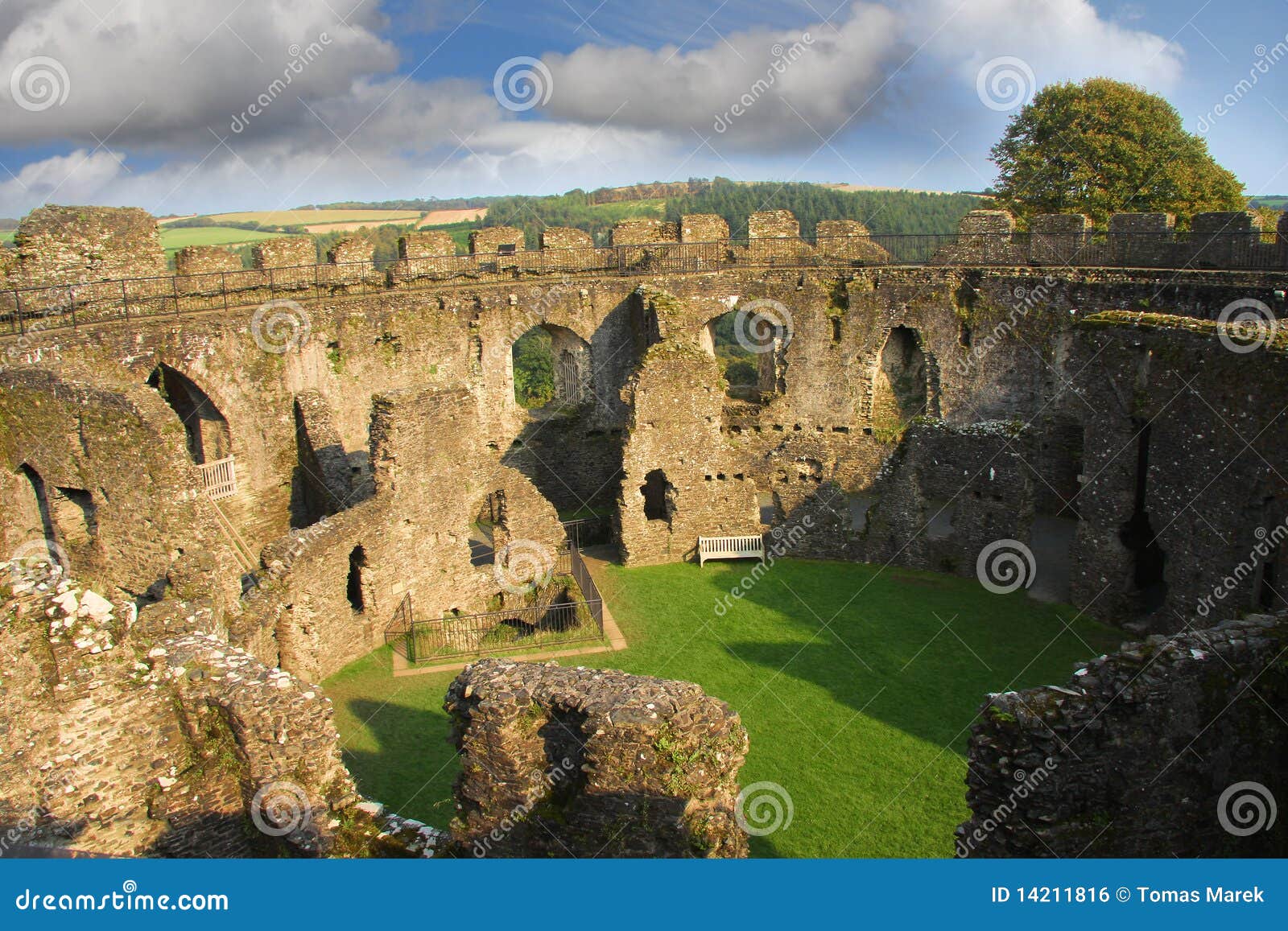 Royalty Free Stock Image: Restormel Castle, Lostwithiel Cornwall 