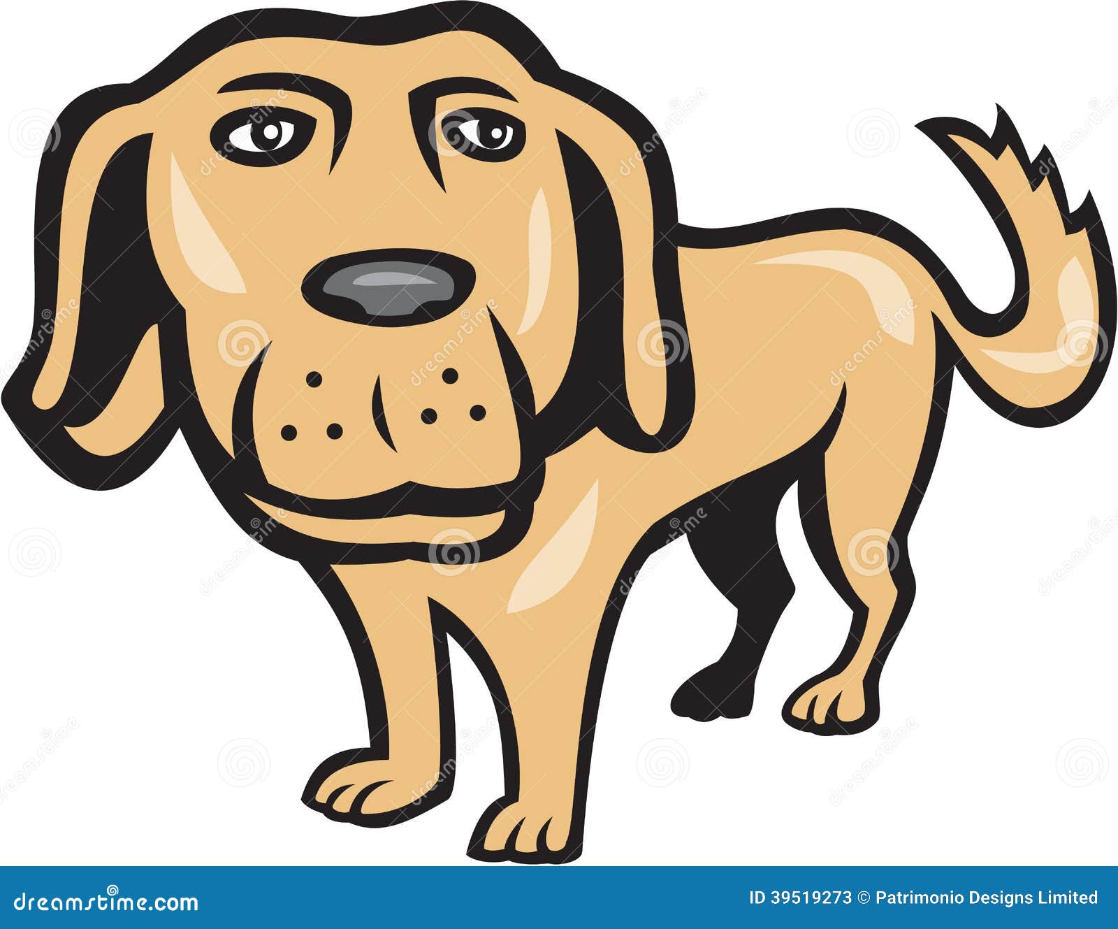 dogs with big heads retriever big isolated stock vector image 39519273 dogs with big heads retriever big isolated stock vector image 39519273