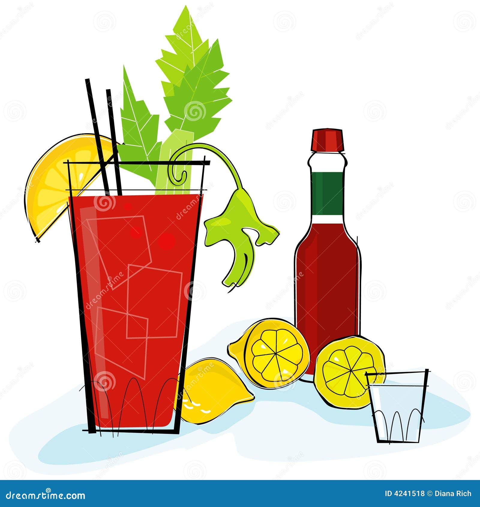 bloody mary drink clipart - photo #4