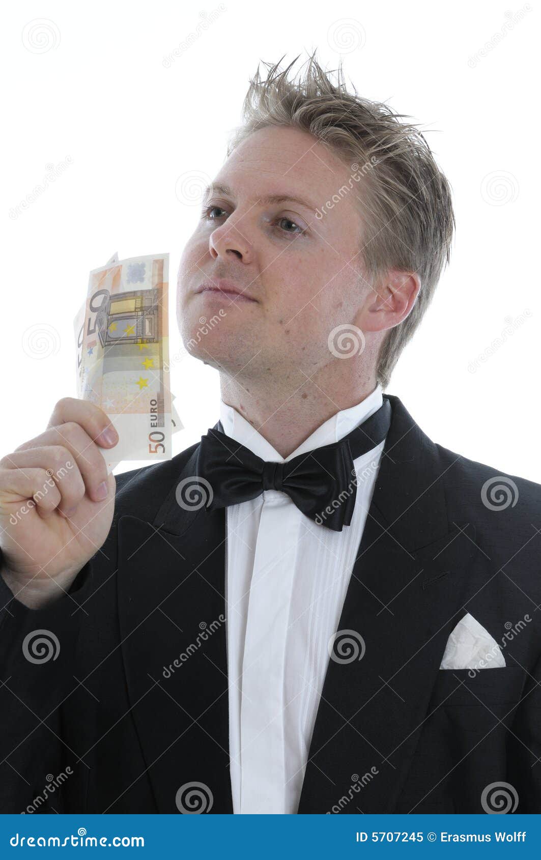 Rich Man In Dinner Jacket Royalty Free Stock Photo - Image: 5707245