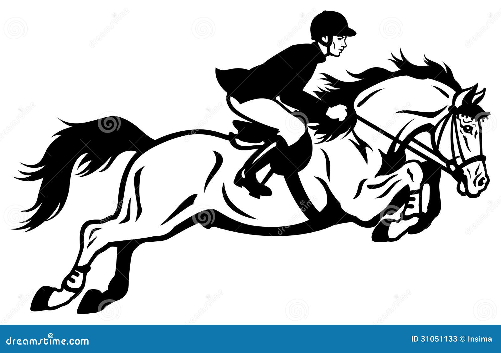 clipart horse and rider - photo #38