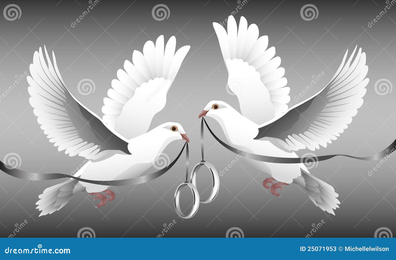 clipart wedding rings and doves - photo #33