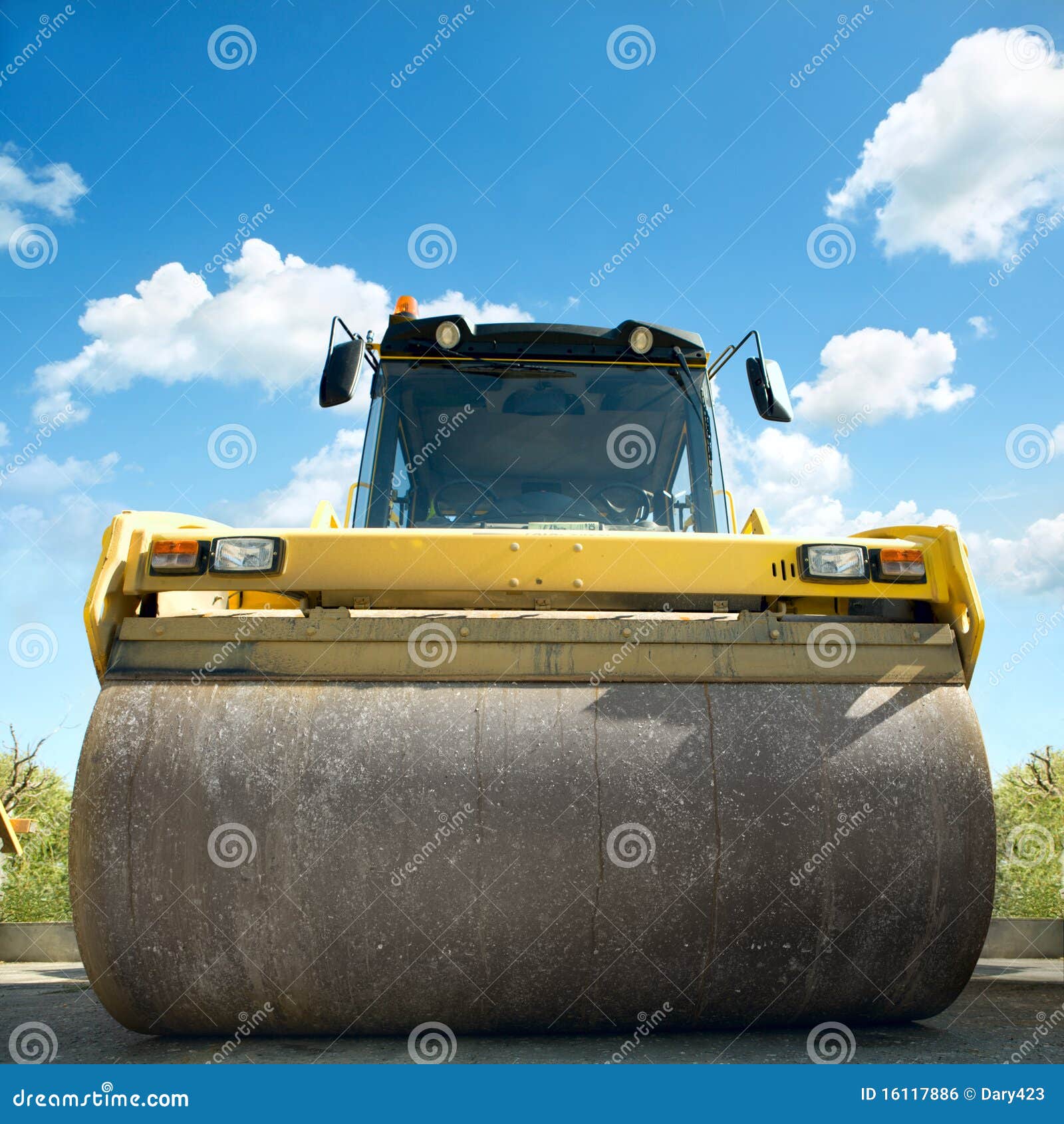 Road Roller Royalty Free Stock Image - Image: 16117886