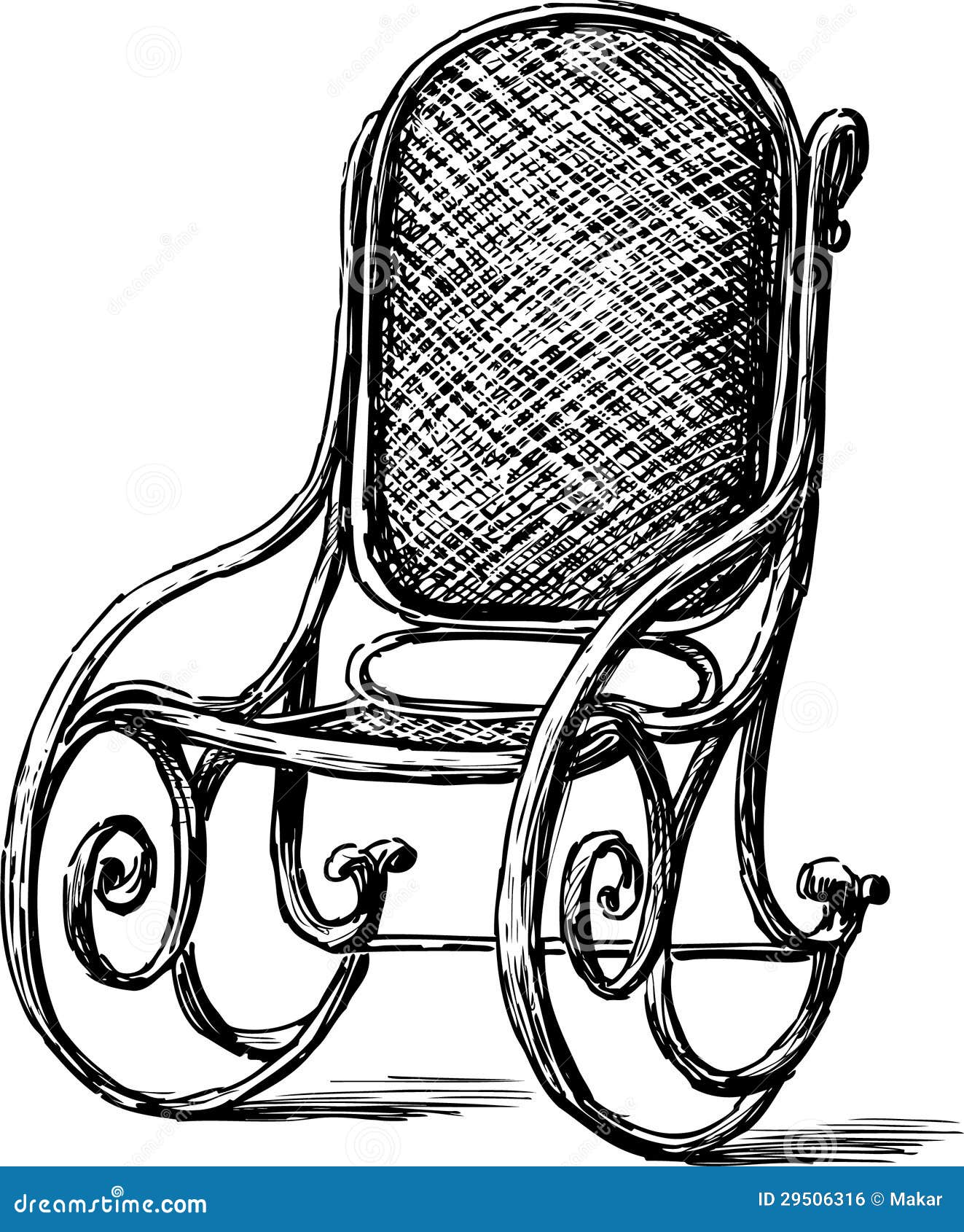 Rocking Chair Royalty Free Stock Image - Image: 29506316