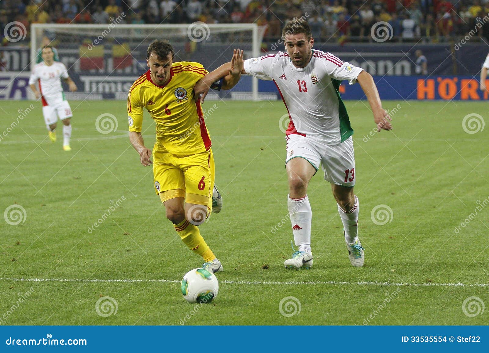 FIFA World Cup qualifier football game at National Arena, Bucharest