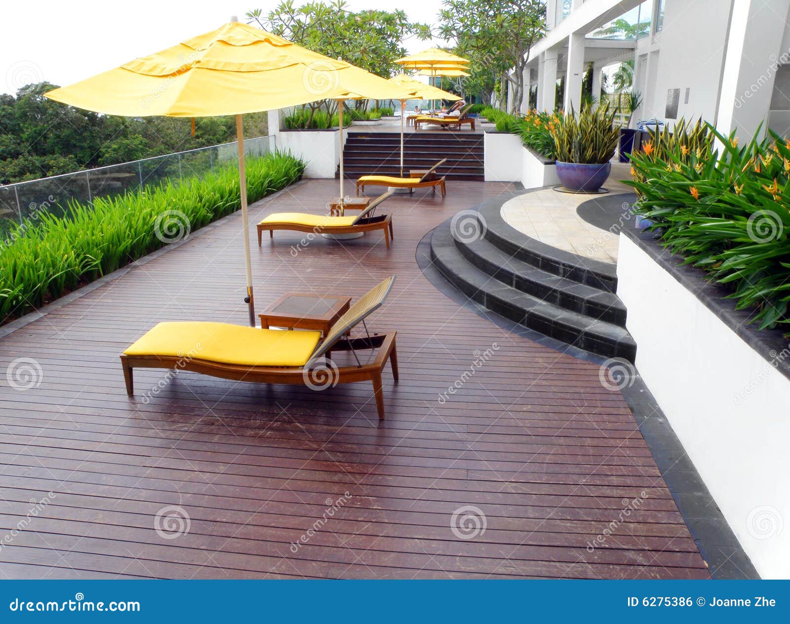 Roof Top Garden Design Royalty Free Stock Image - Image: 6275386