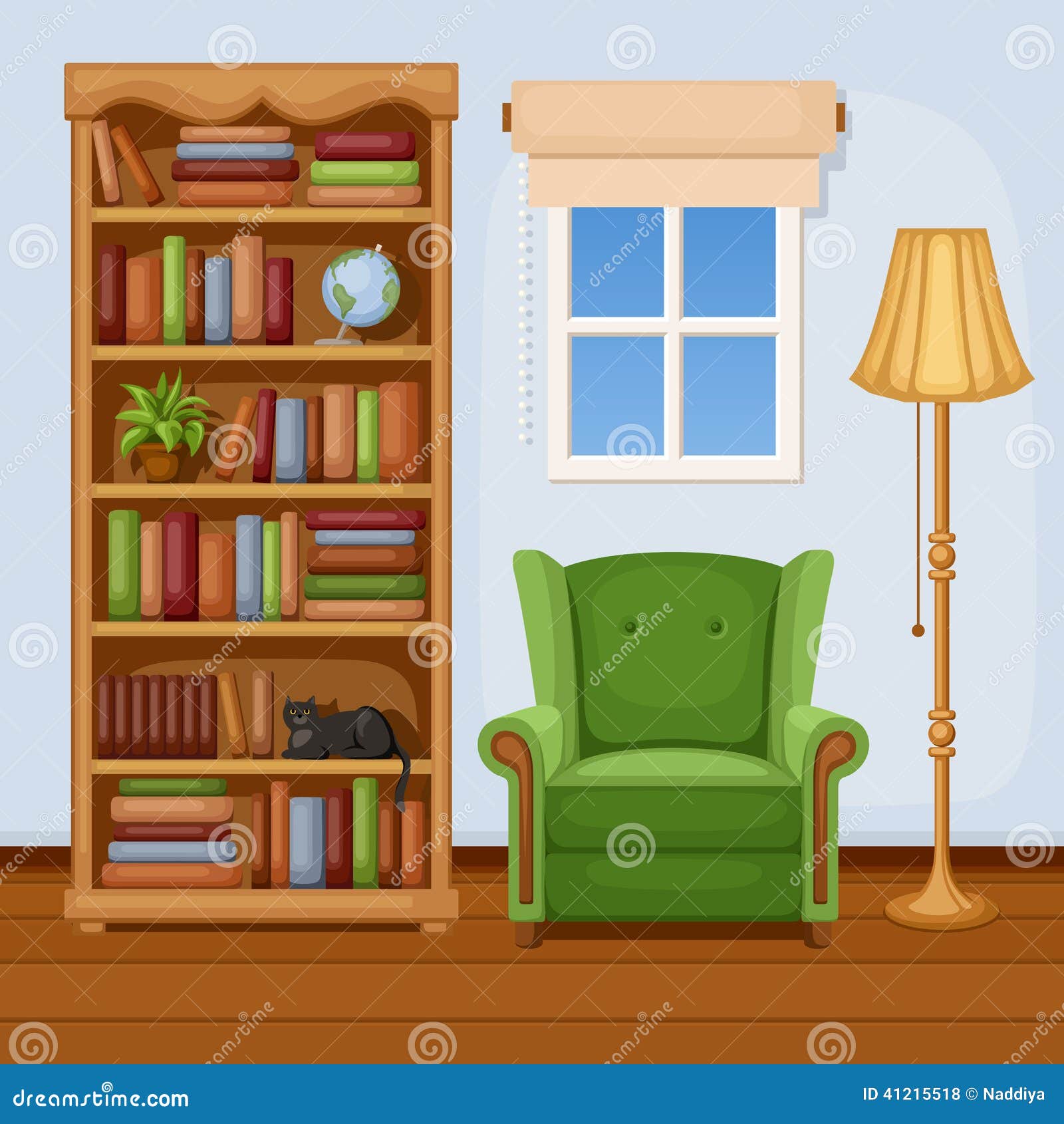 clipart bookshelves - photo #28