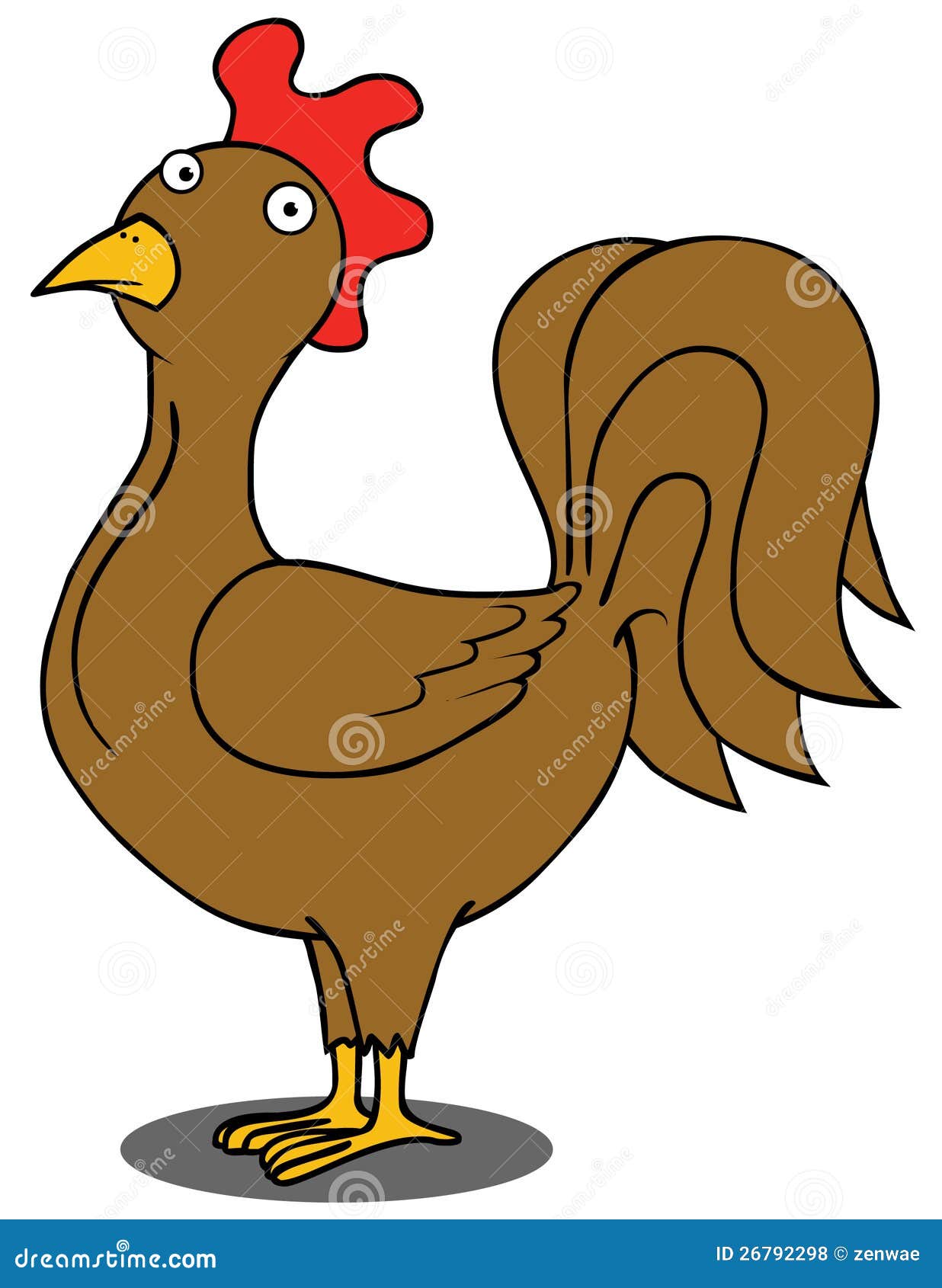 Rooster Cartoon Royalty Free Stock Photos - Image: 26792298