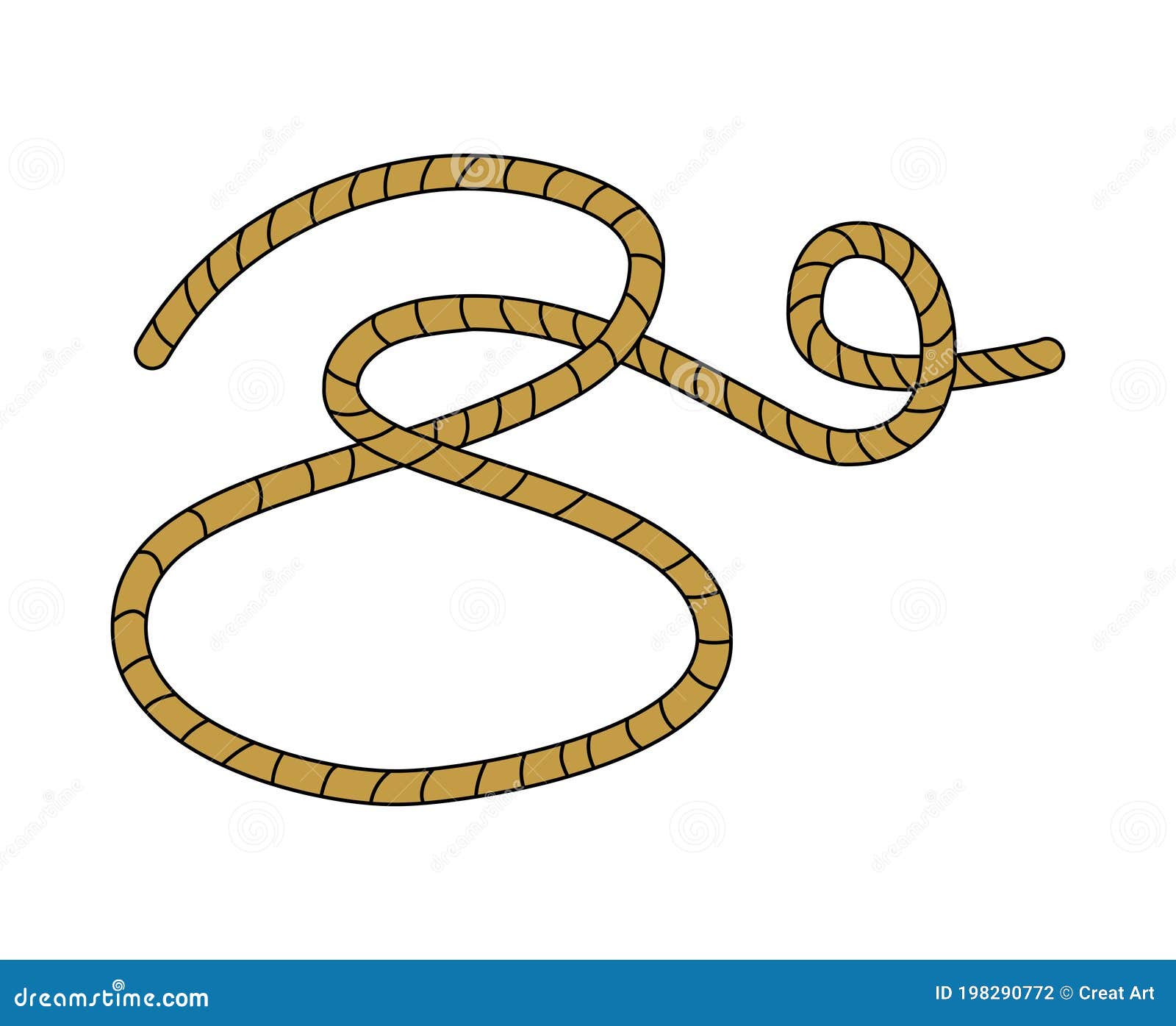 Rope Clip Art Vector Illustartion Stock Vector Illustration Of