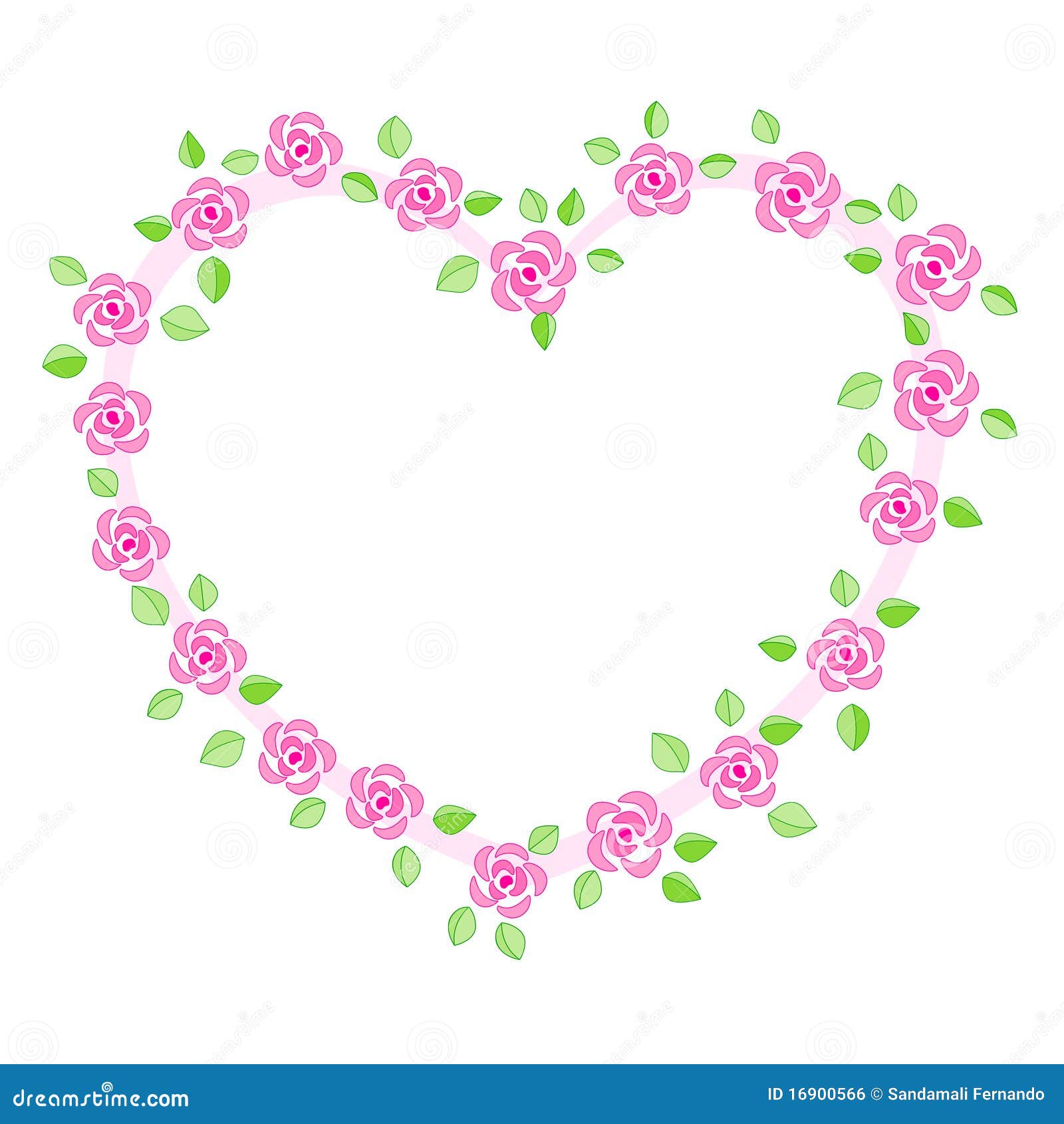 Pink Rose Clip Art Border