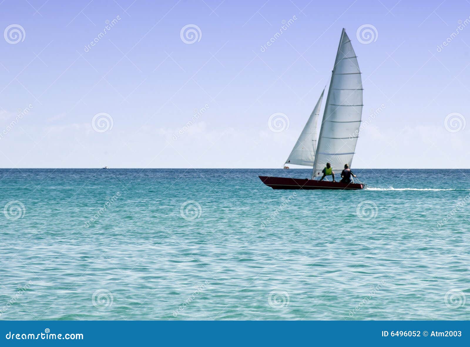 Rowing Sailing Boat Stock Photography - Image: 6496052