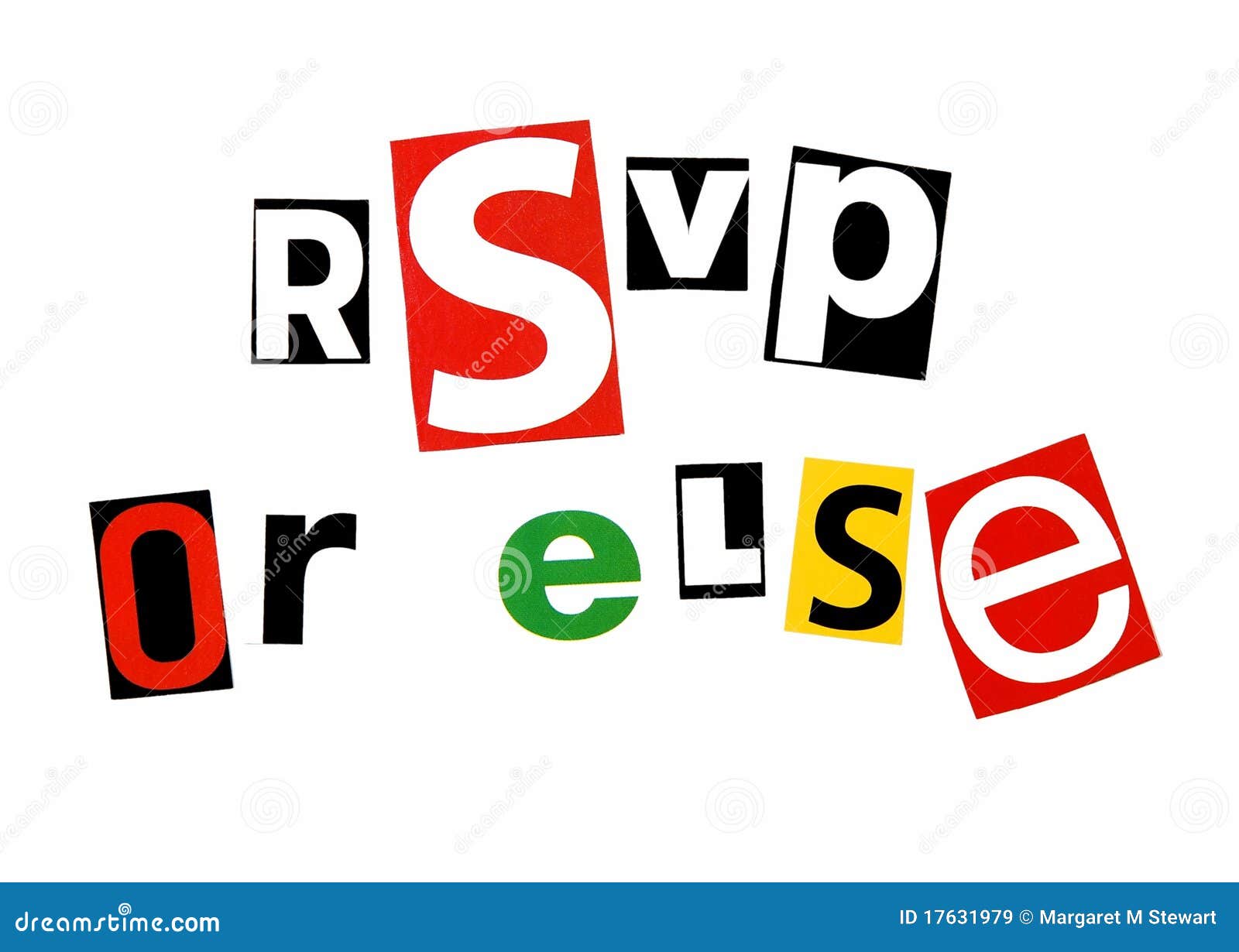 Rsvp Or Else Royalty Free Stock Images