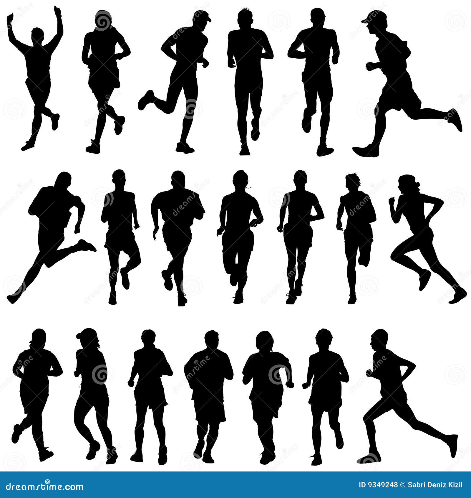 free vector clipart runners - photo #41