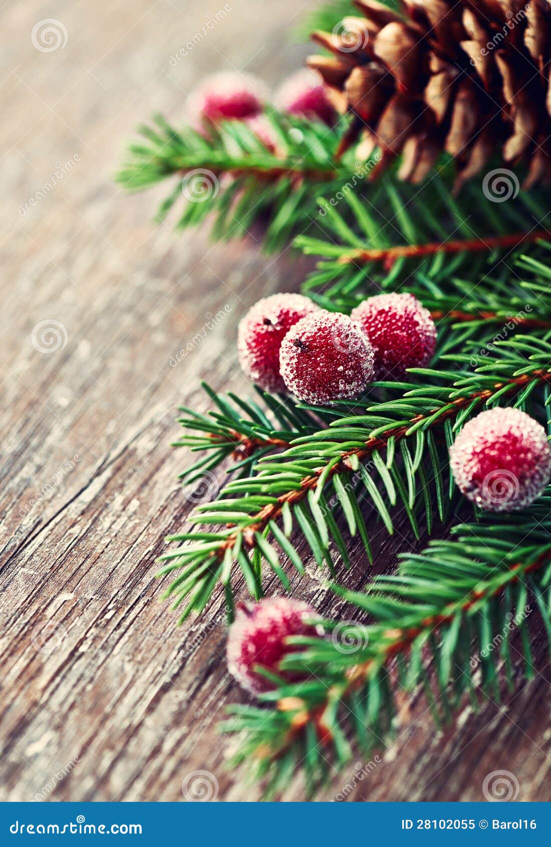 Rustic Christmas Decoration Royalty Free Stock Photo 