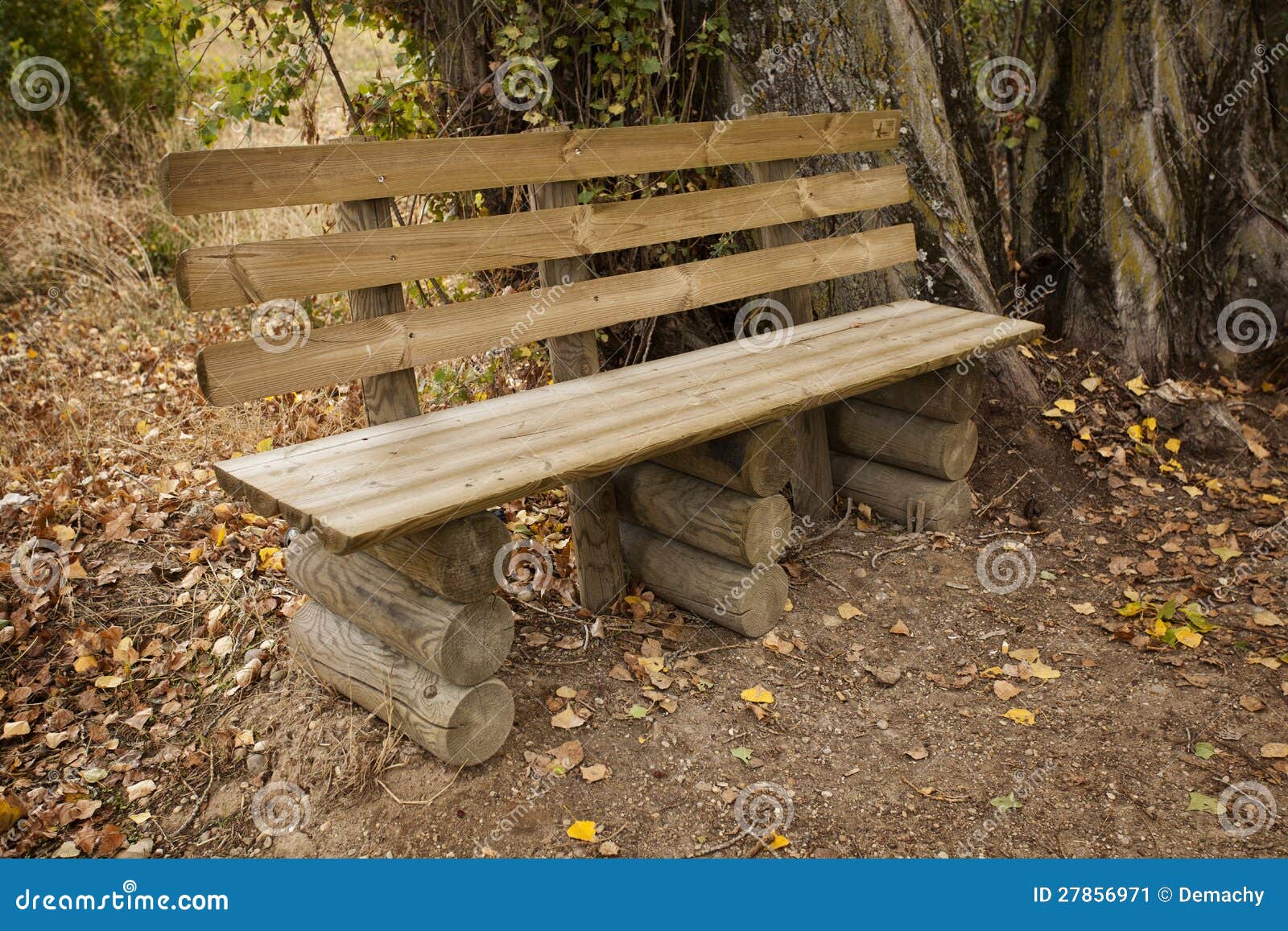 Rustic Park Bench