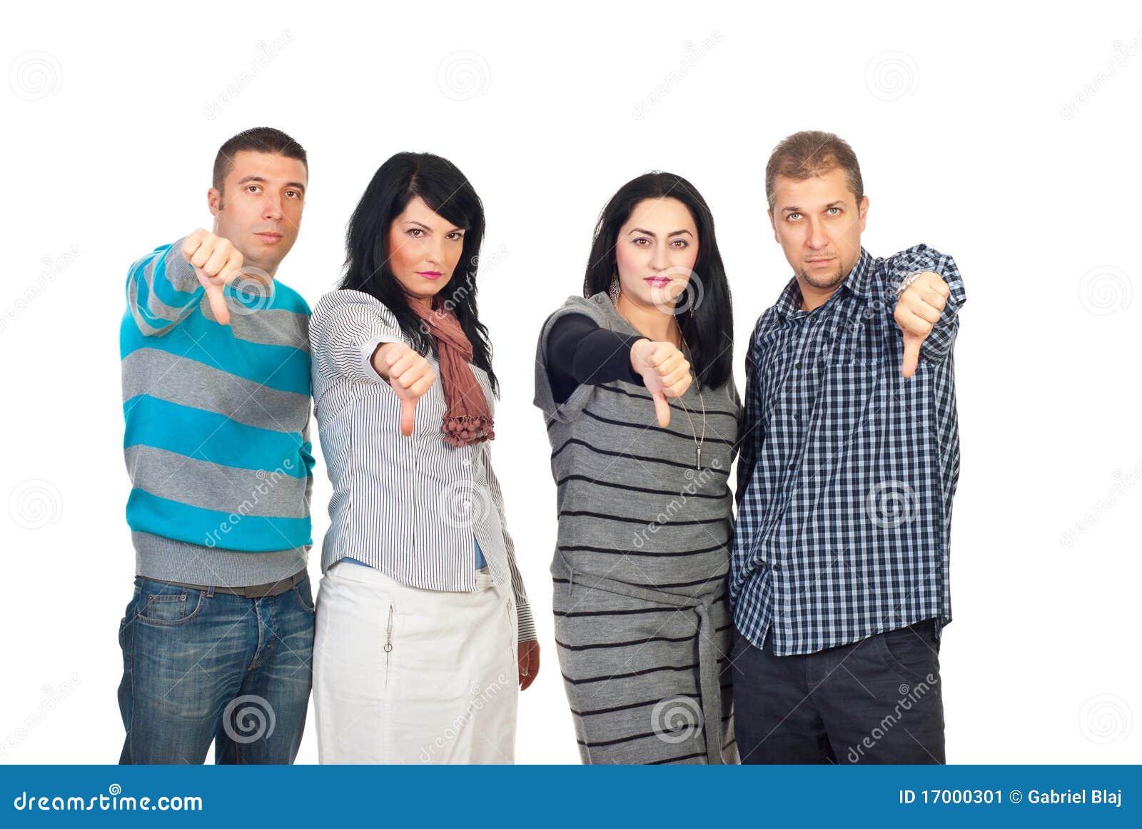 Group Of Sad People Clipart