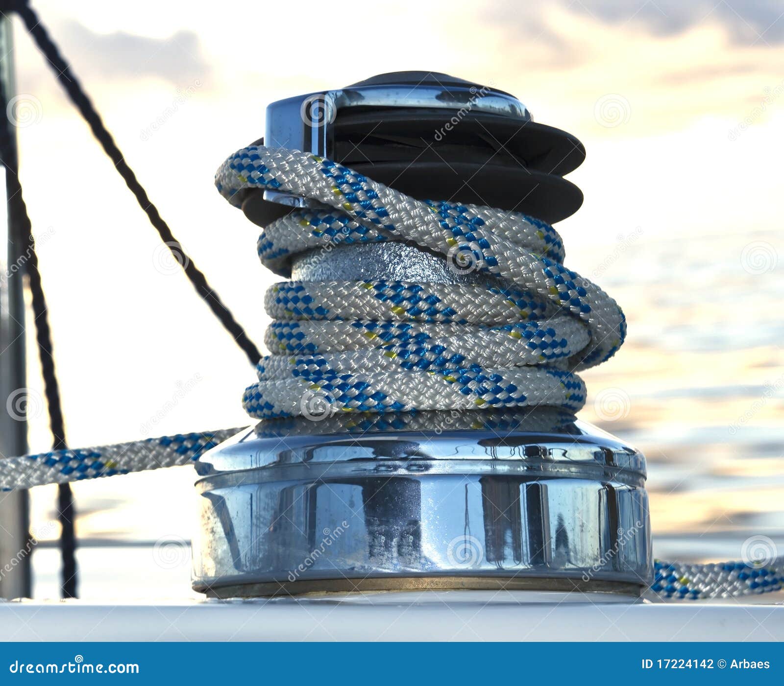 Sailboat Winch Stock Photography - Image: 17224142