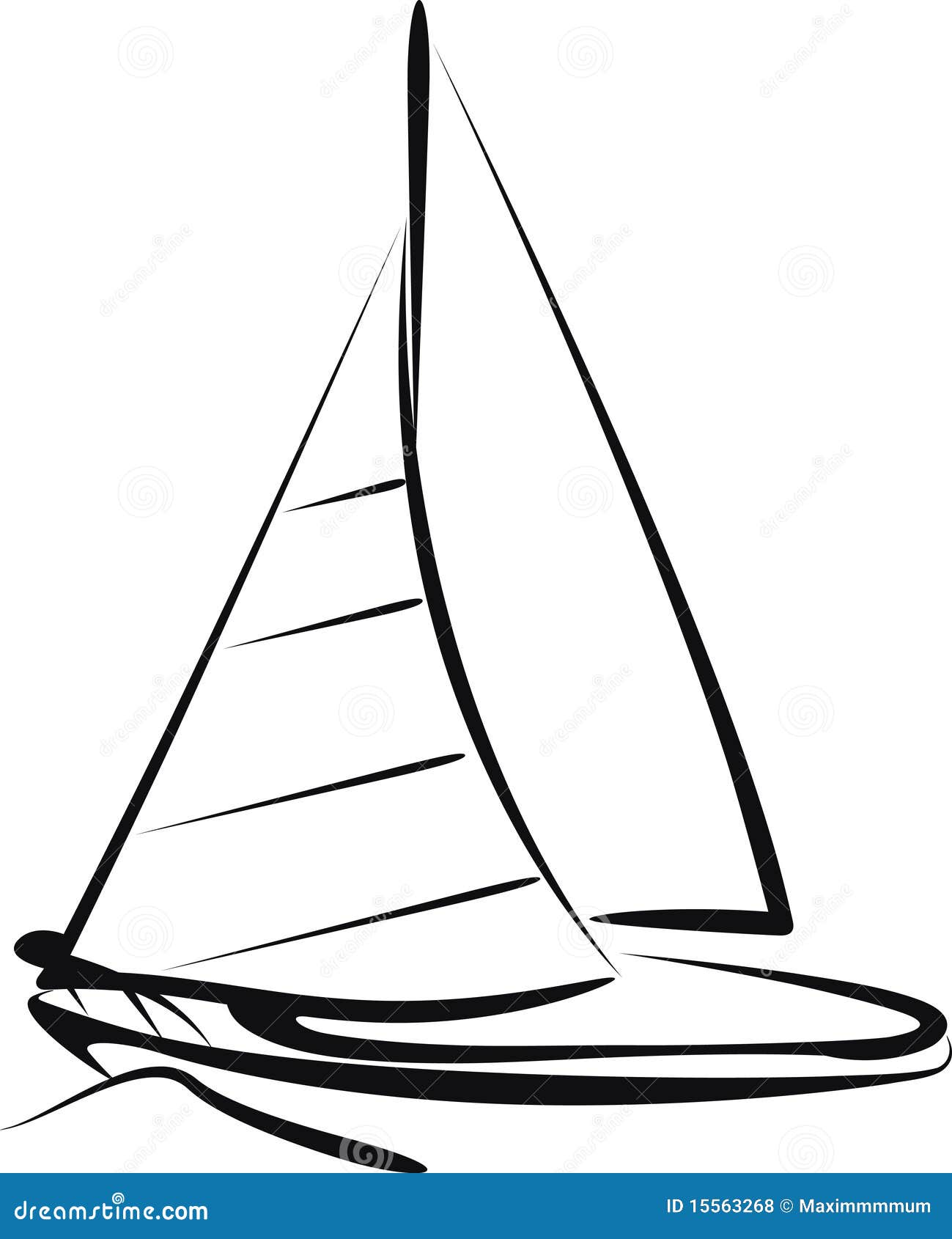 boat outline clipart - photo #31