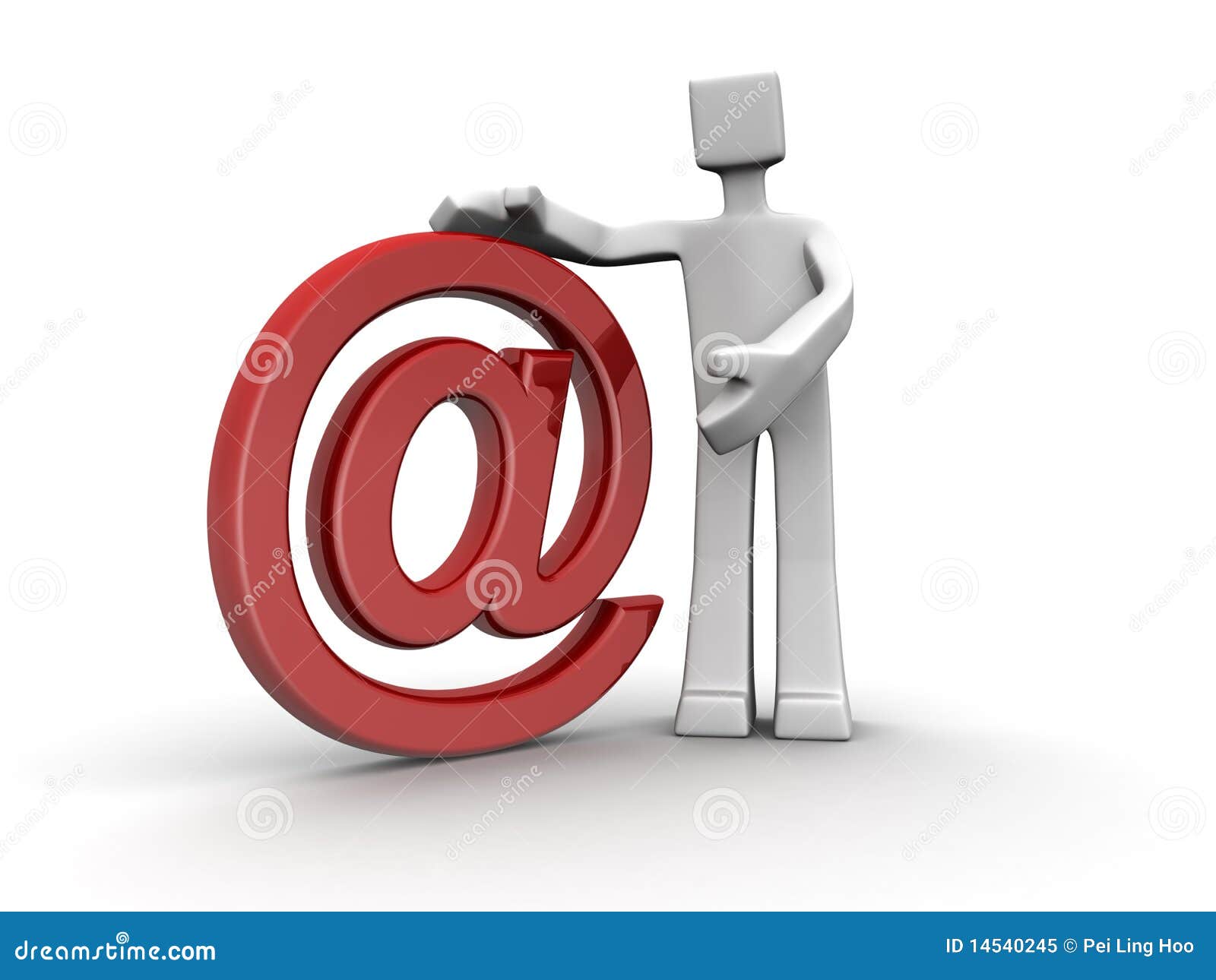 Salesman Presenting Email Hosting Services Concept Royalty Free Stock Photo  Image 